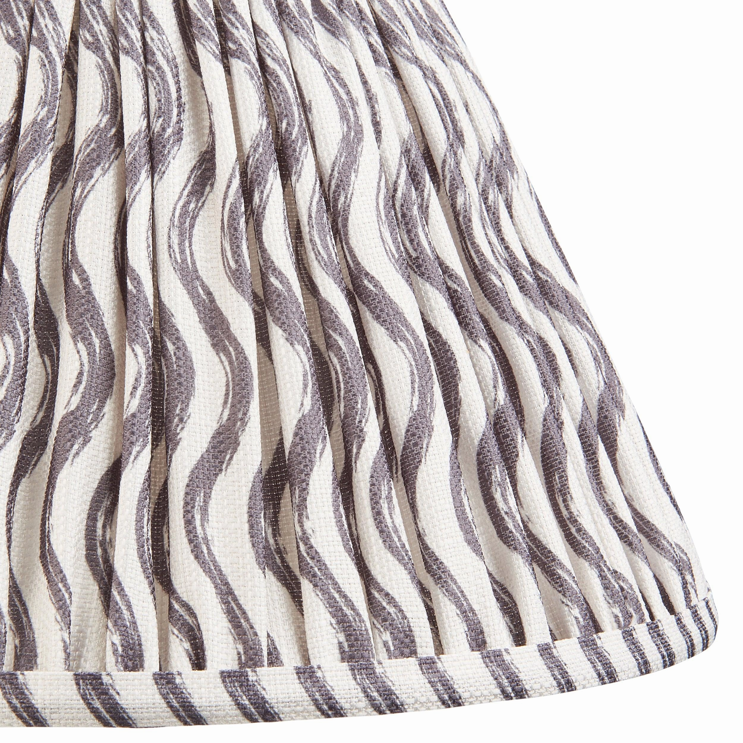 Ripple 30cm Grey Lamp Shade