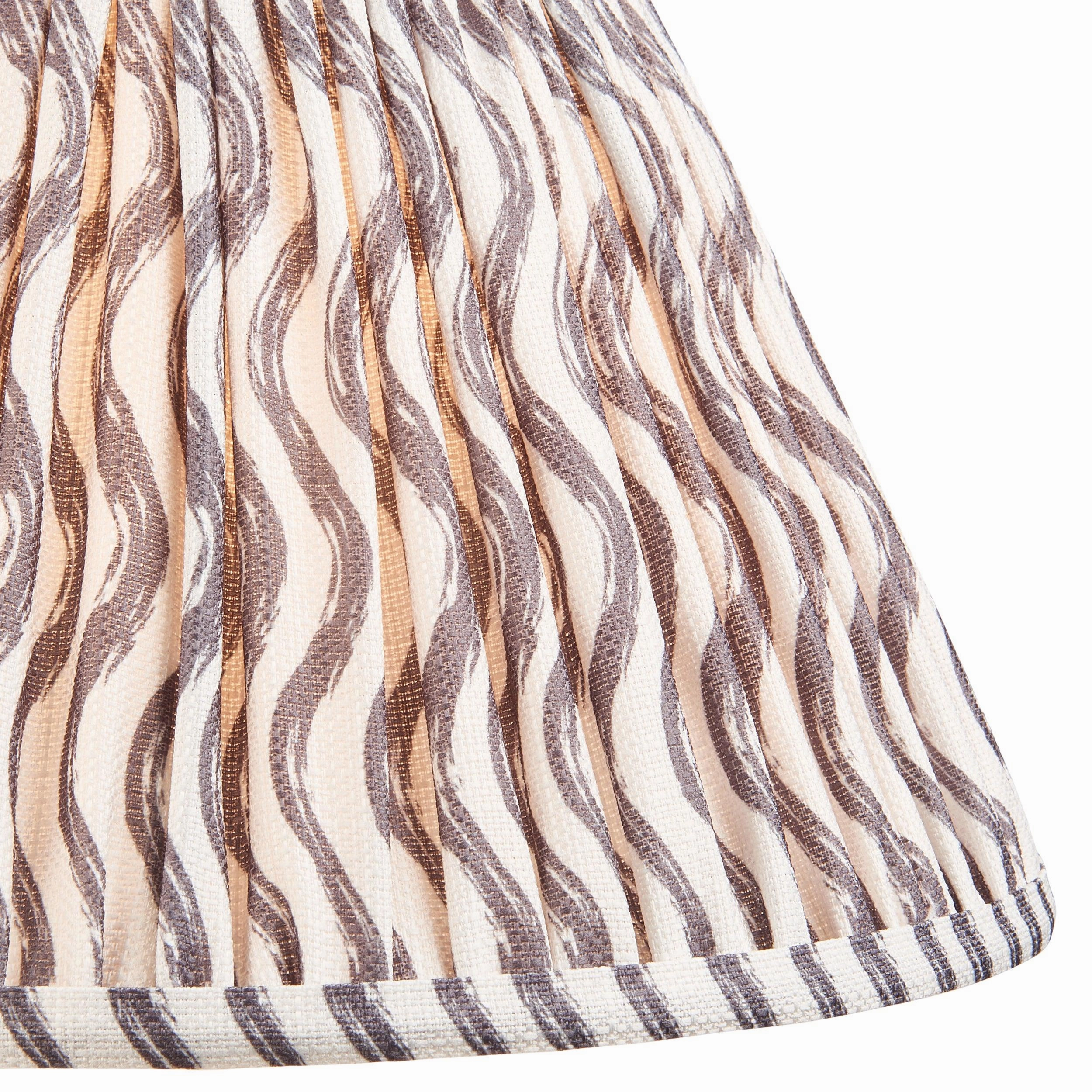 Ripple 30cm Grey Lamp Shade