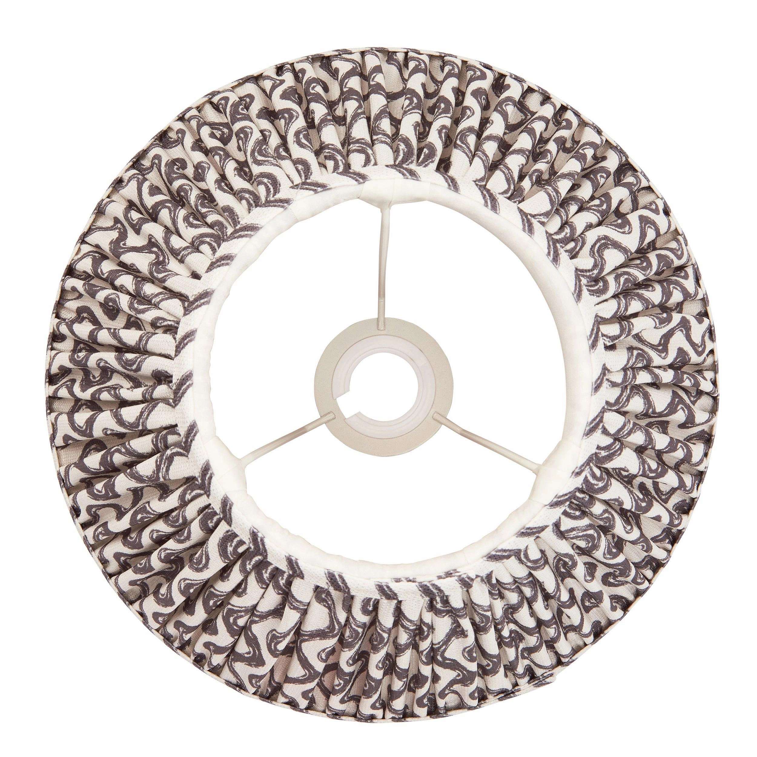 Ripple 30cm Grey Lamp Shade