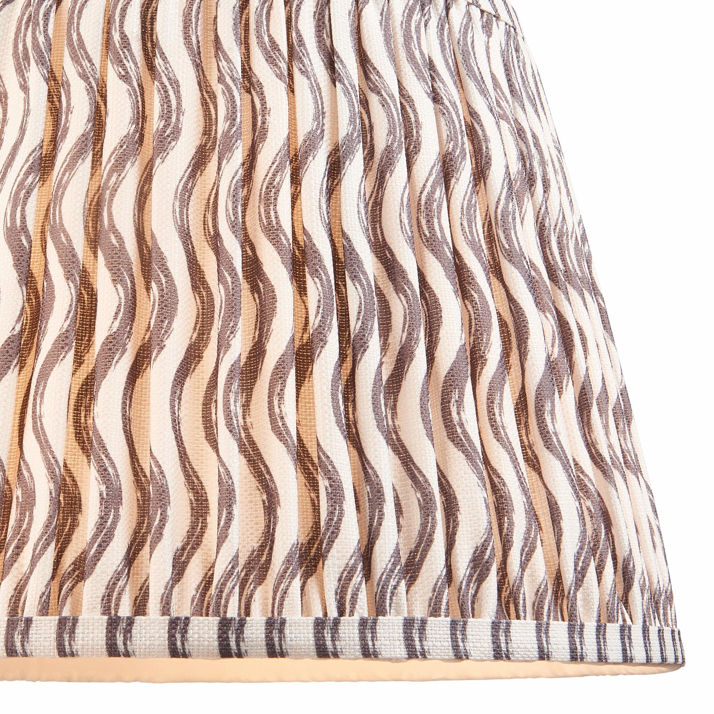 Ripple 35cm Grey Lamp Shade