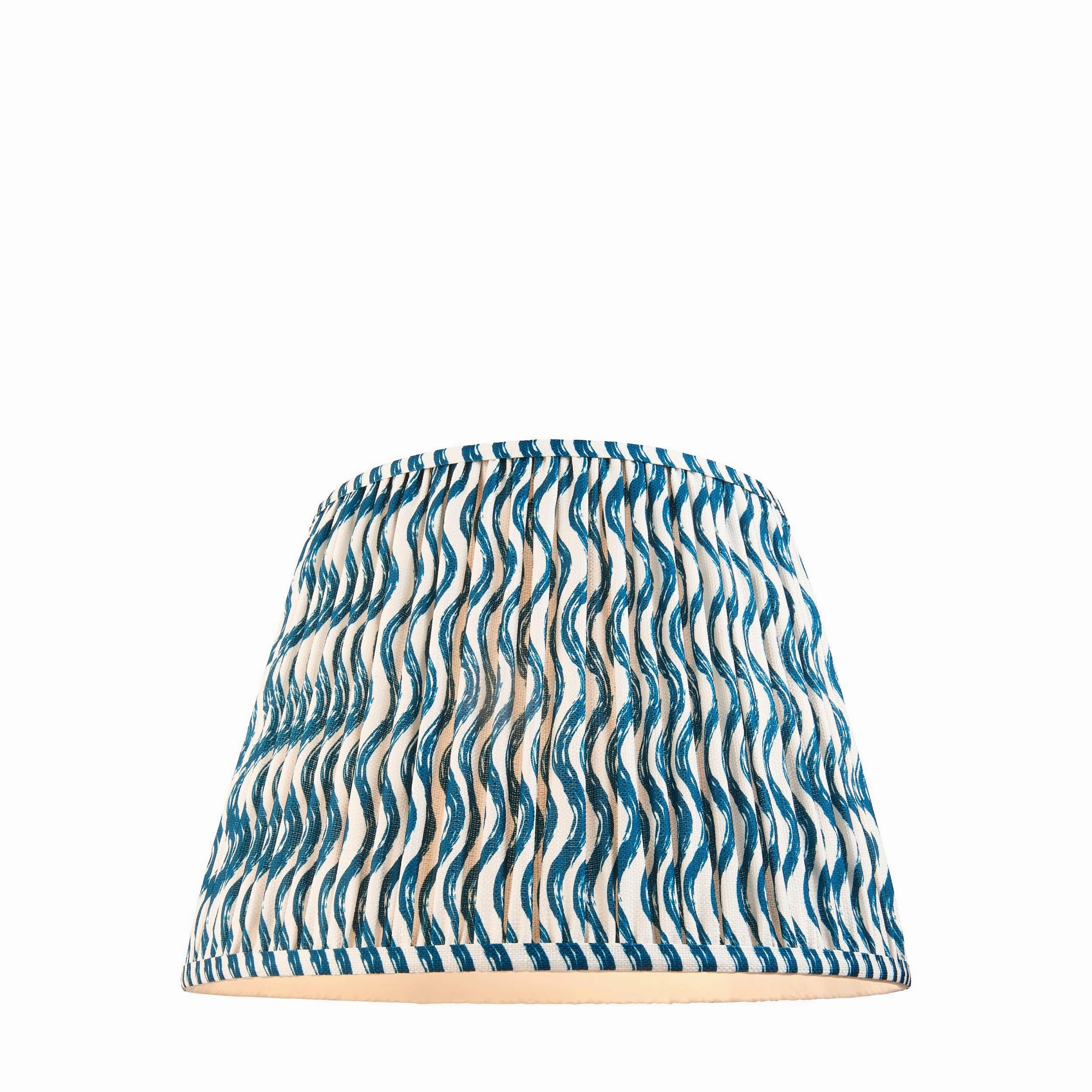 Ripple 40cm Blue Lamp Shade