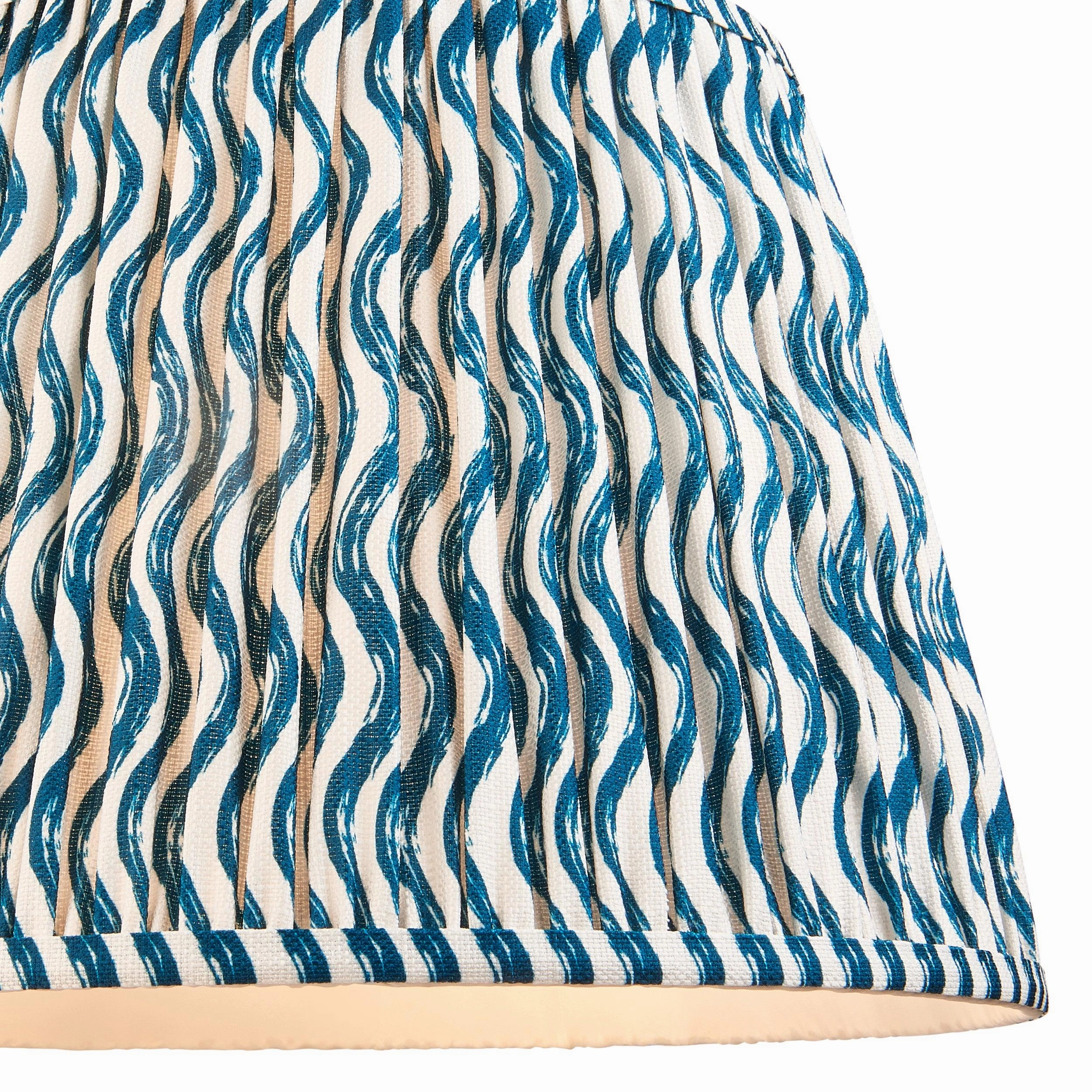 Ripple 40cm Blue Lamp Shade