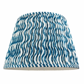 Ripple 40cm Blue Lamp Shade decorative indoor light
