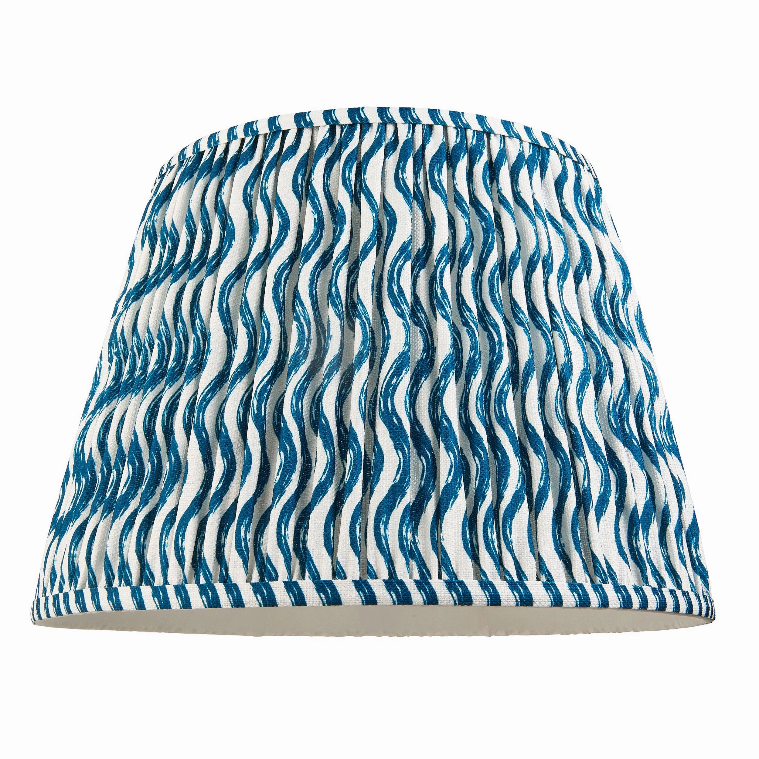 Ripple 40cm Blue Lamp Shade decorative indoor light
