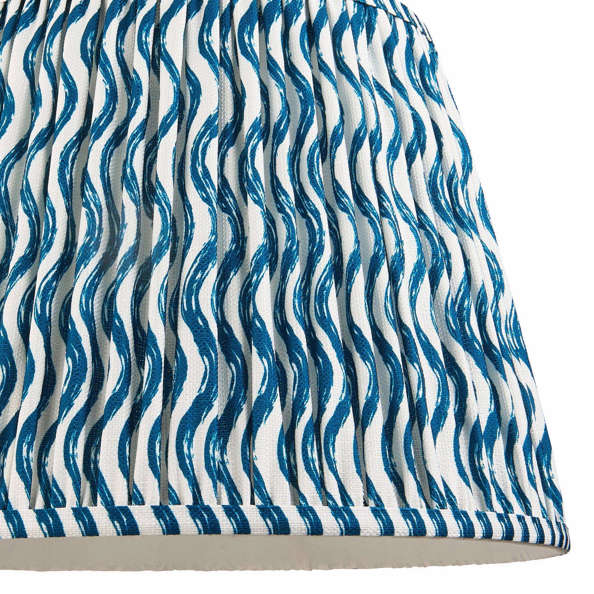 Ripple 40cm Blue Lamp Shade