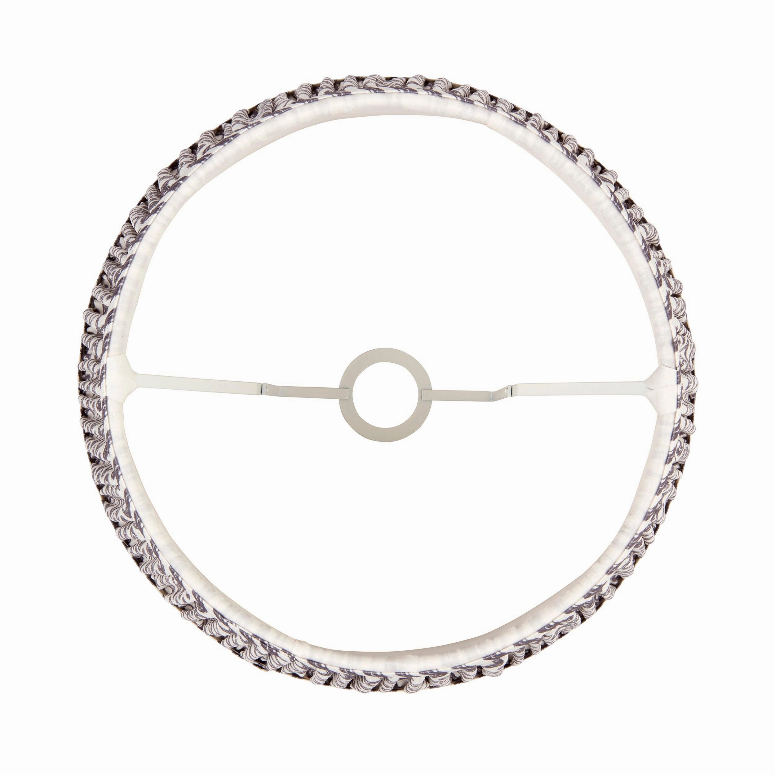 Ripple 40cm Grey Lamp Shade