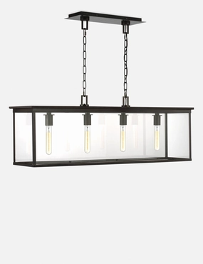 Romary Outdoor Linear Chandelier patio lighting fixture