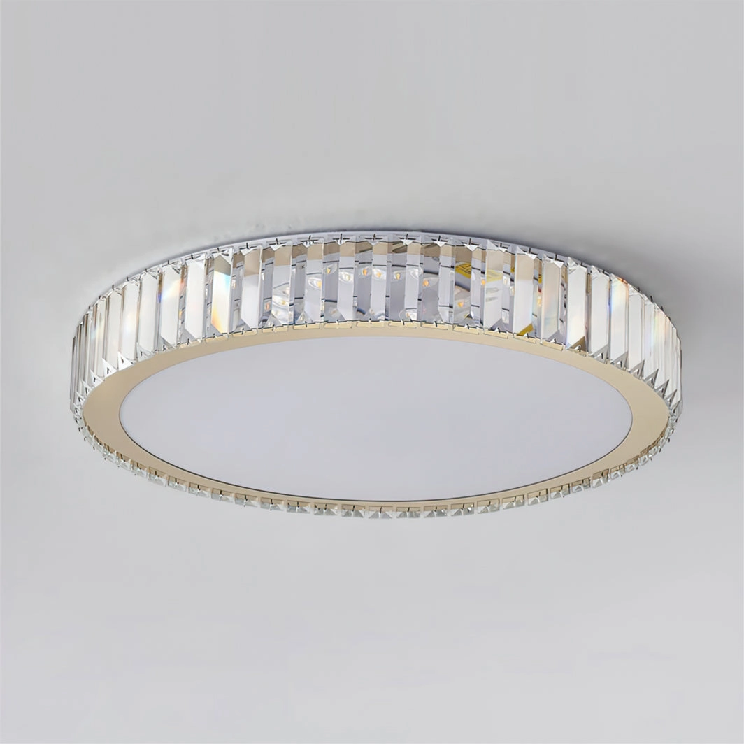 Round Crystal Ceiling Lamp
