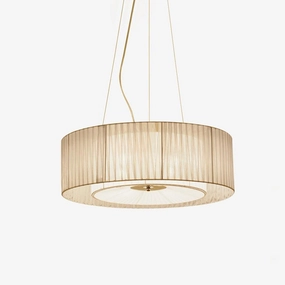 Ruffle Pleated Pendant Lamp round ceiling light