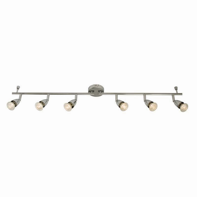 Saxby Amalfi 6 Light Chrome Spot Light ambient ceiling fixture