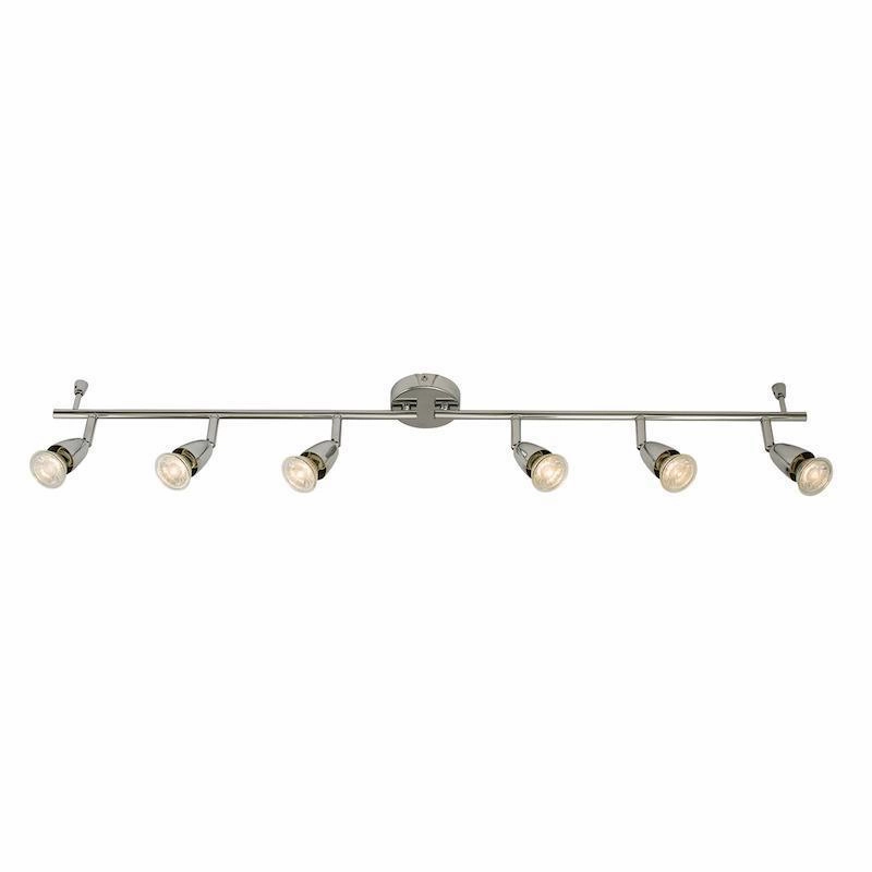 Saxby Amalfi 6 Light Chrome Spot Light white ceiling lamp