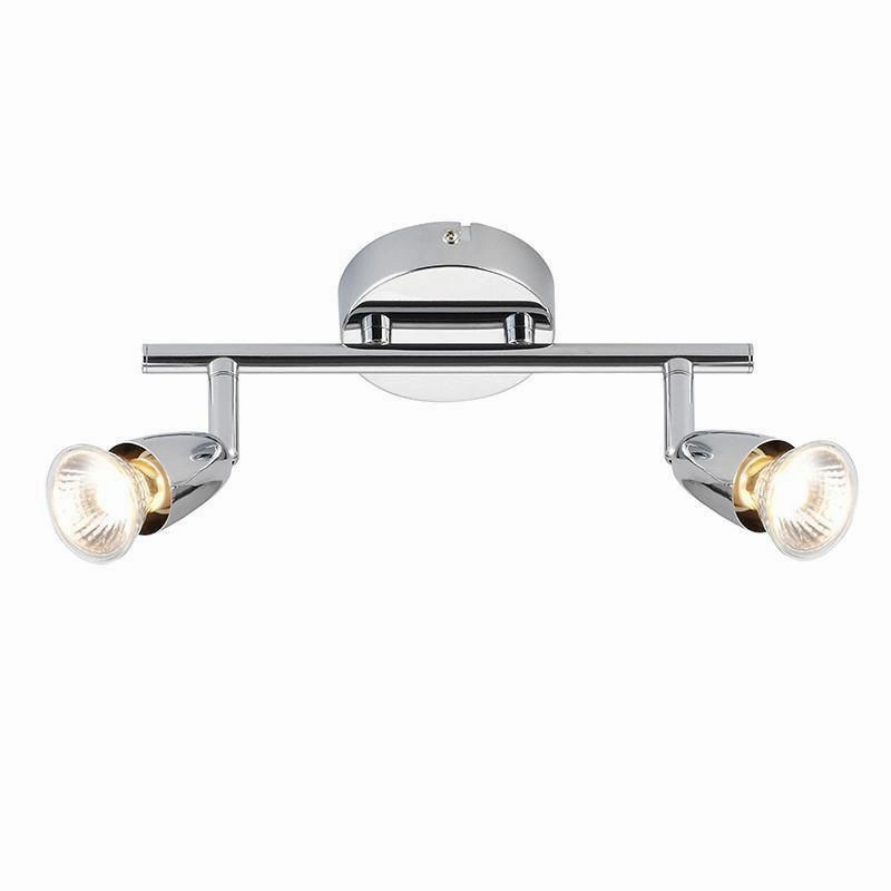 Saxby Amalfi Chrome Finish 2 Light Spotlight ambient ceiling fixture
