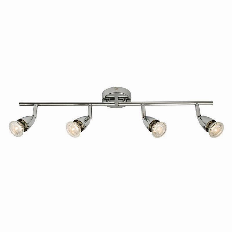 Saxby Amalfi Chrome Finish 4 Light Spotlight tall arc lamp for living room