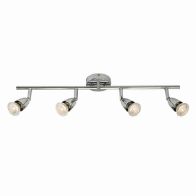 Saxby Amalfi Chrome Finish 4 Light Spotlight tall arc lamp for living room