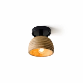 Sculptural Wood Ceiling Lamp recessed ceiling spot lamp