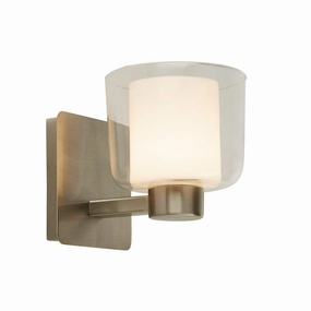 Searchlight Bolivia Bathroom 1 Light Satin Nickel Wall Light vintage desk lamp