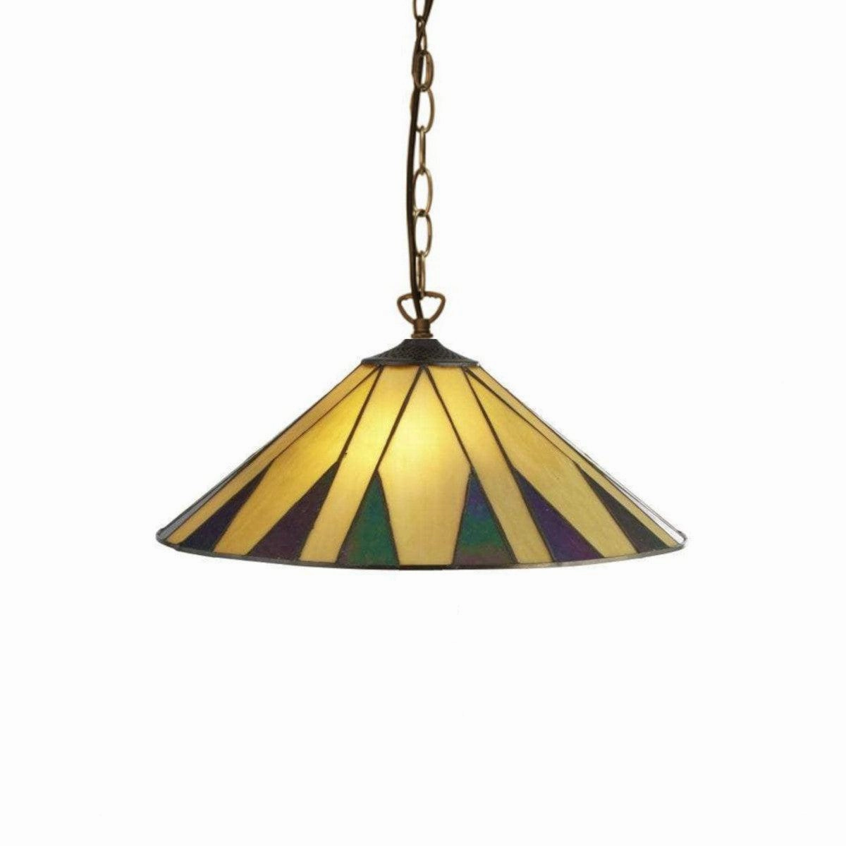 Searchlight Charleston Tiffany Ceiling Light recessed ceiling spot lamp