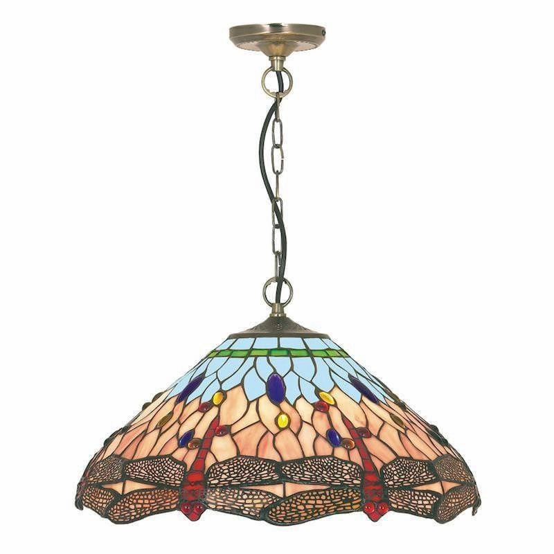 Searchlight Dragonfly Tiffany Ceiling Light Searchlight recessed ceiling spot lamp
