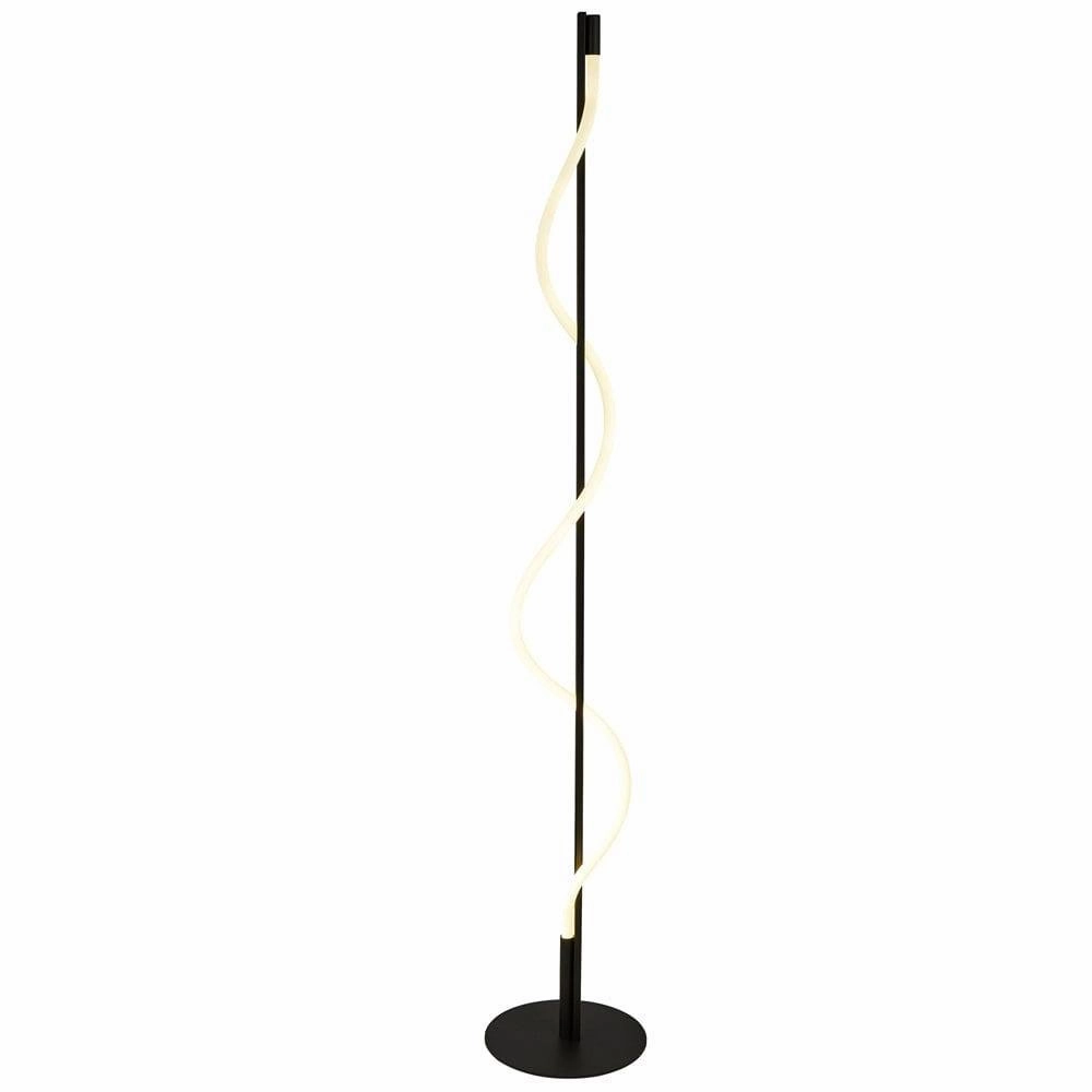 Searchlight Serpent 1 Light LED Black & Acrylic Table Lamp