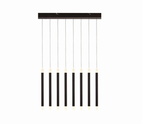 Searchlight Wands 8 Light Black LED Bar Ceiling Pendant soft glow ceiling light