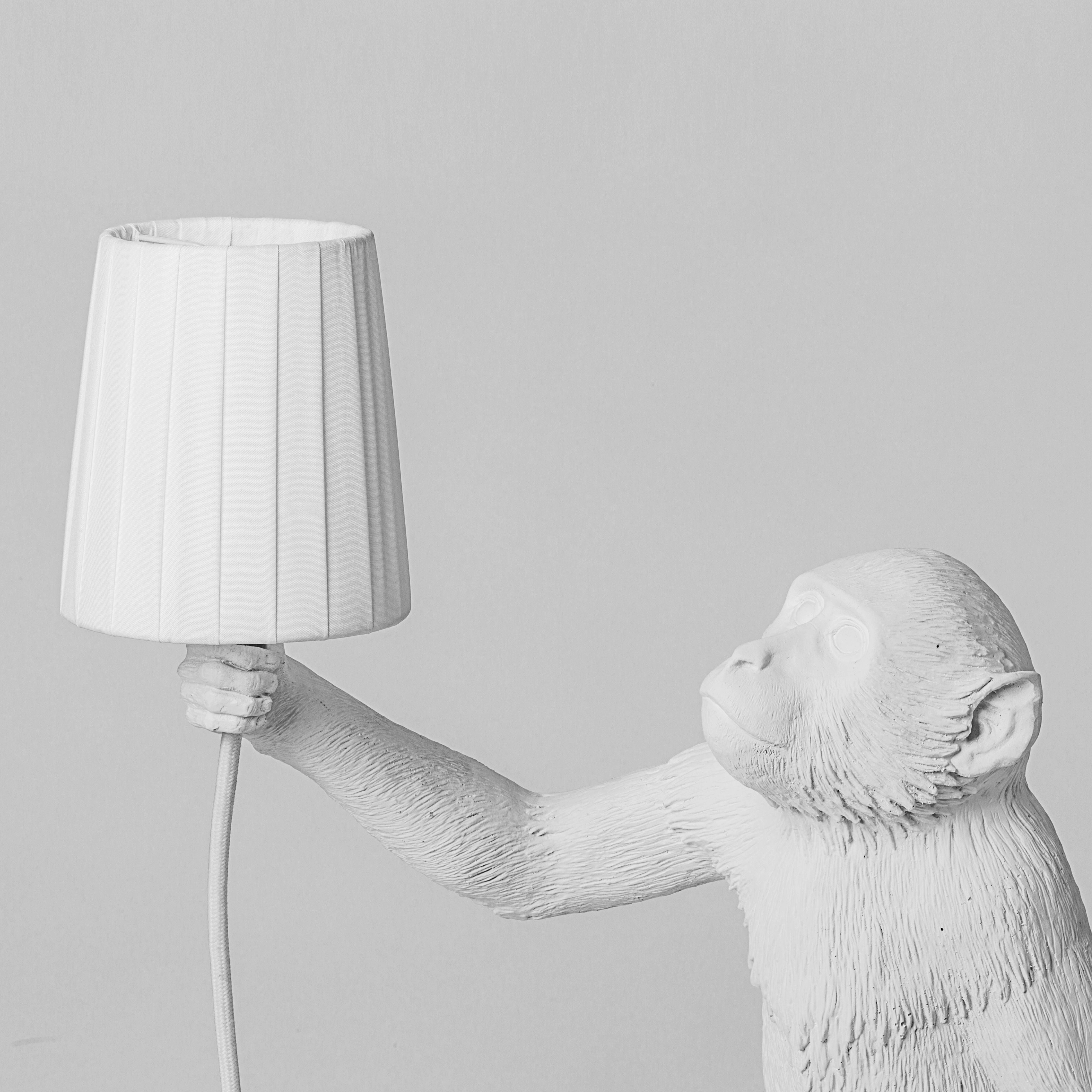 Seletti Monkey Lampshade, White