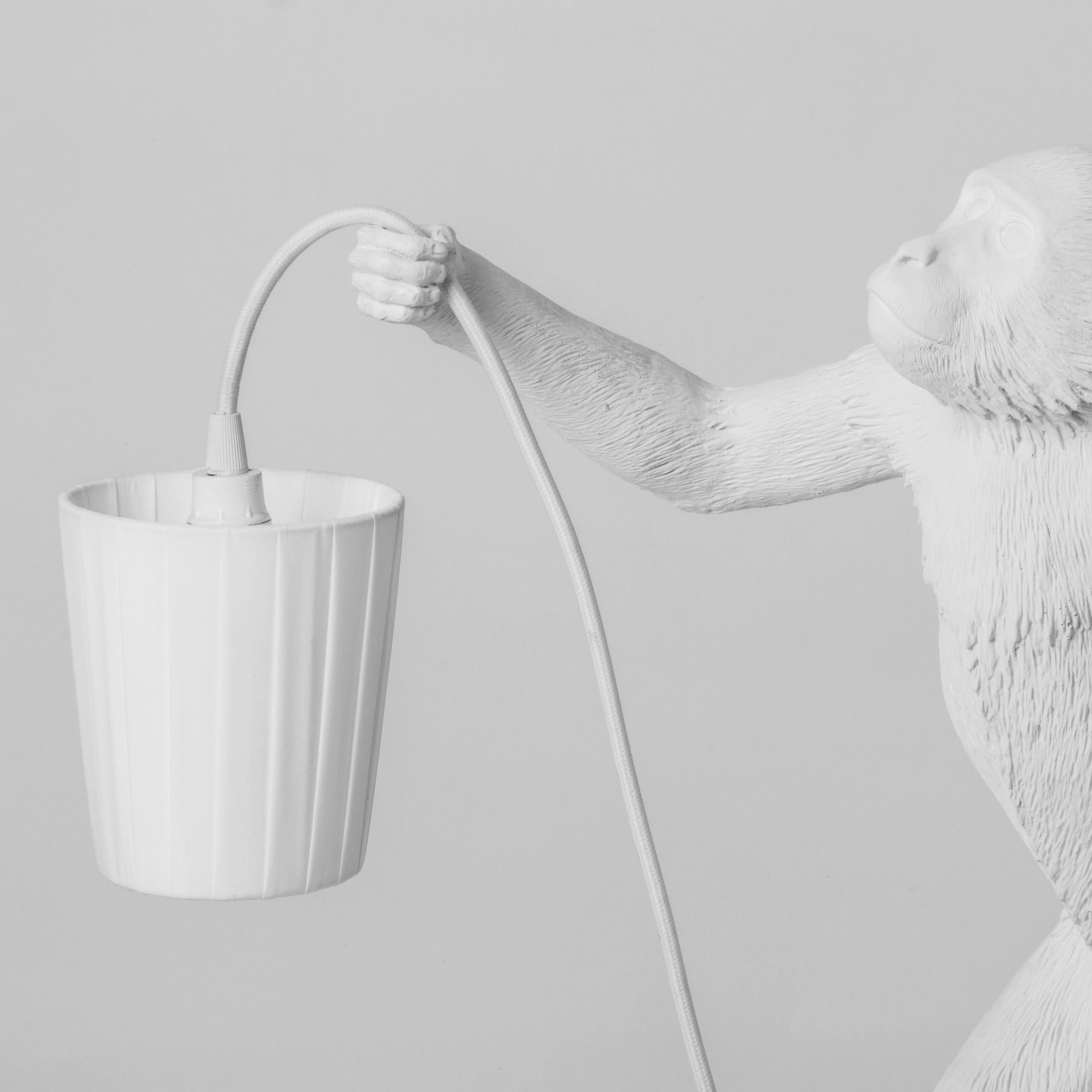 Seletti Monkey Lampshade, White