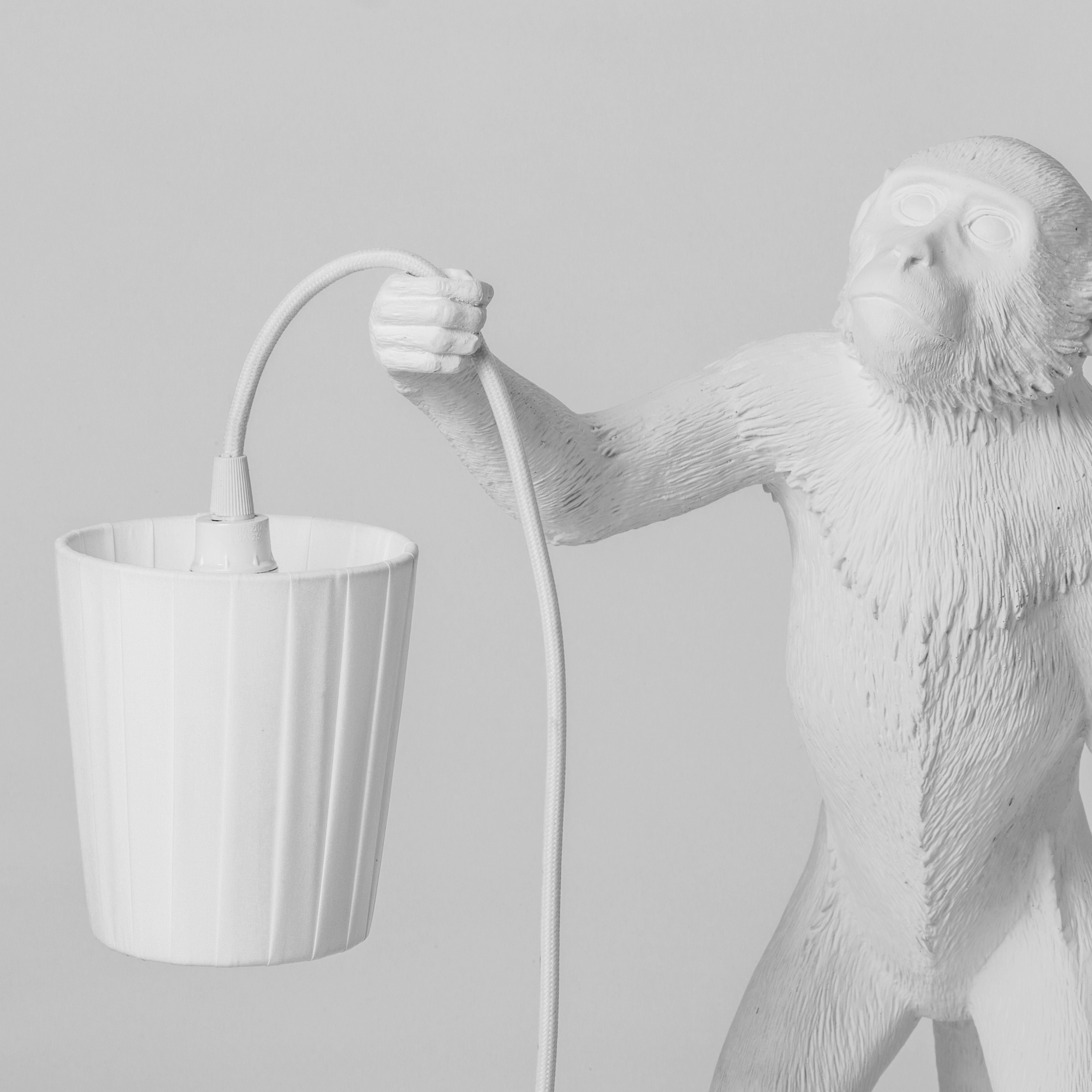 Seletti Monkey Lampshade, White