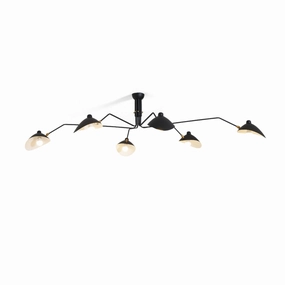 Serge Mouille Ceiling Light A recessed ceiling spot lamp
