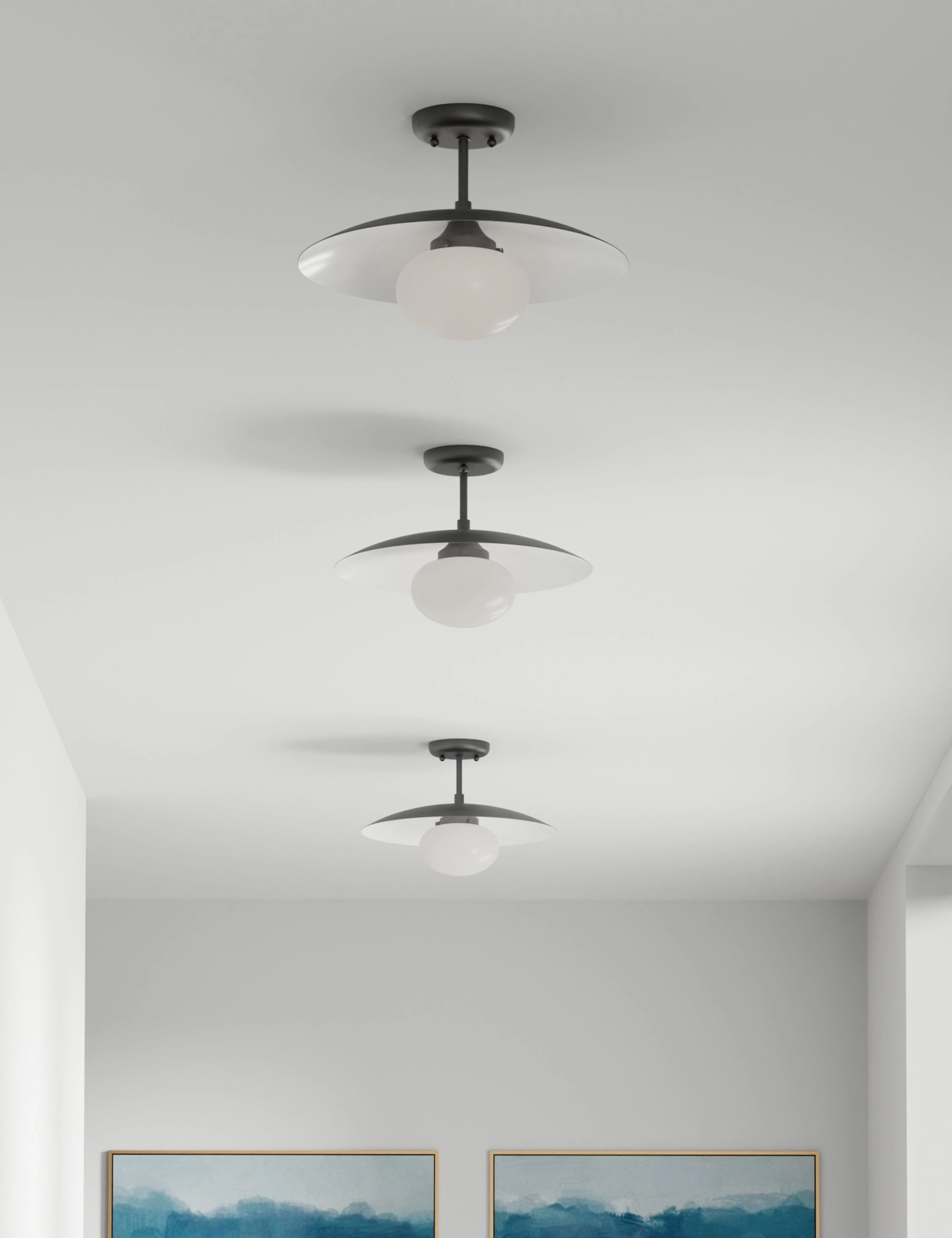 Shah Semi-Flush Mount Light
