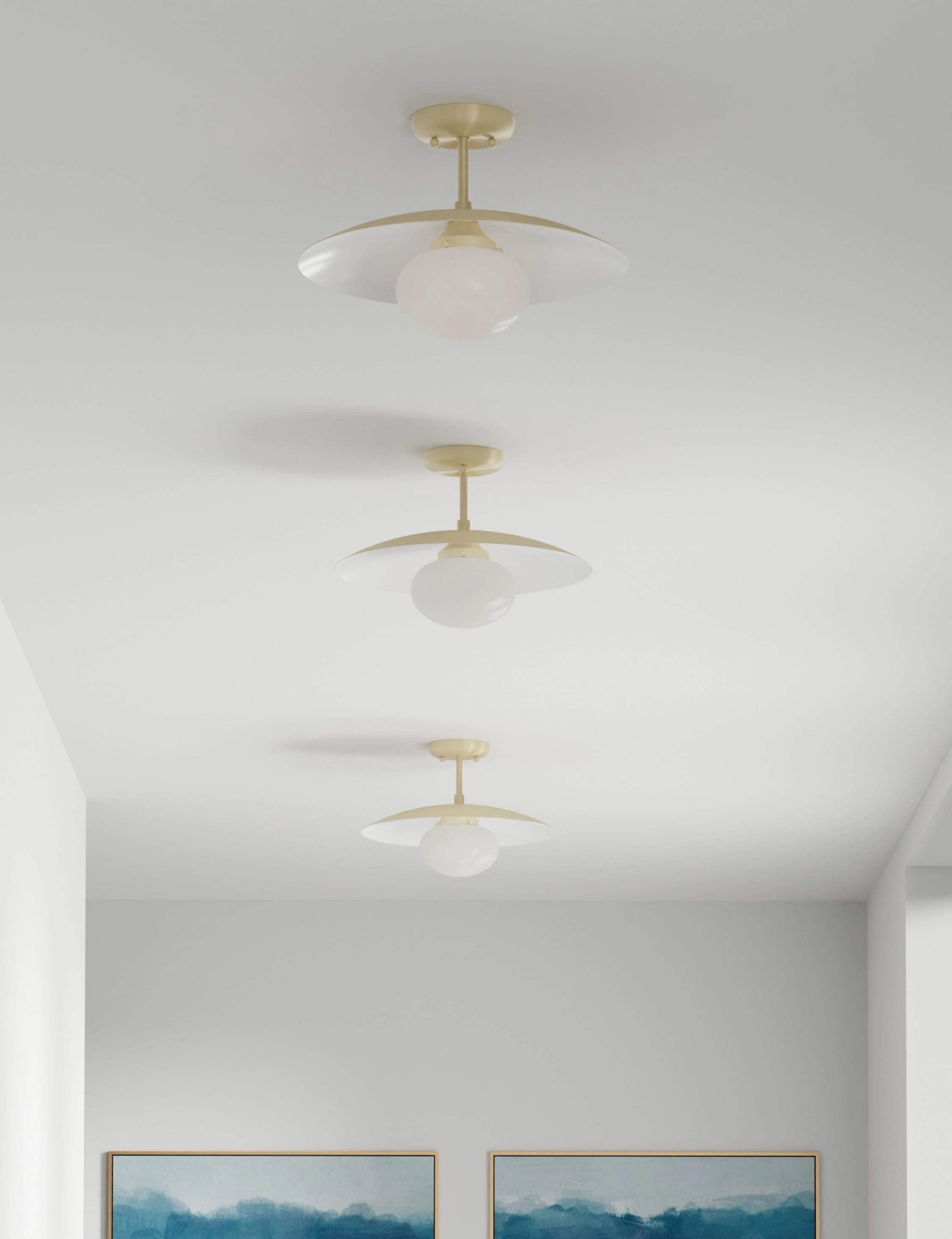 Shah Semi-Flush Mount Light
