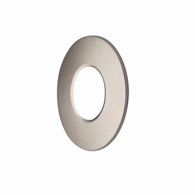 Shield Satin Nickel Fire Rated Bezel adjustable floor standing lamp