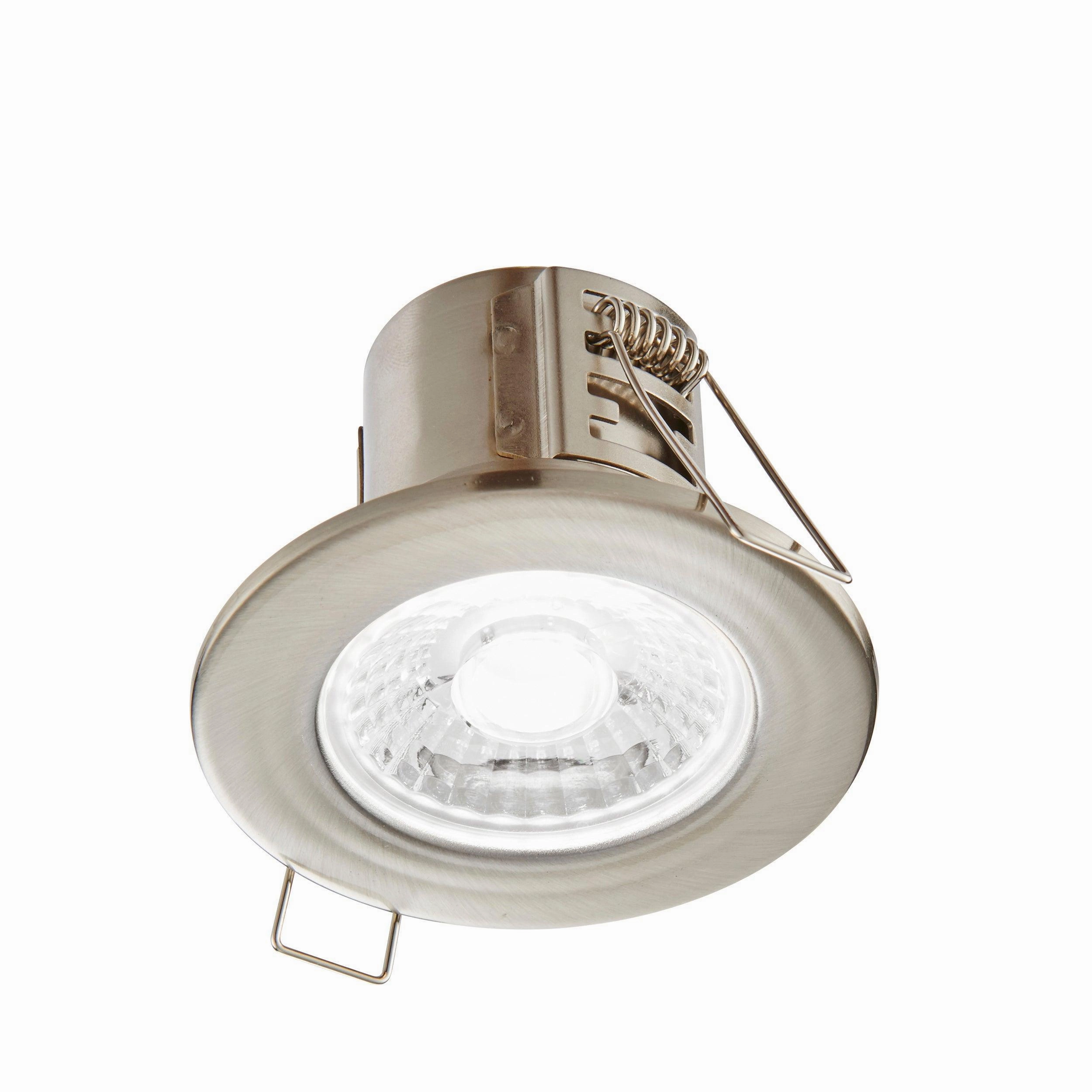 ShieldECO 500 Cool White Nickel Recessed Ceiling Light IP65 4W