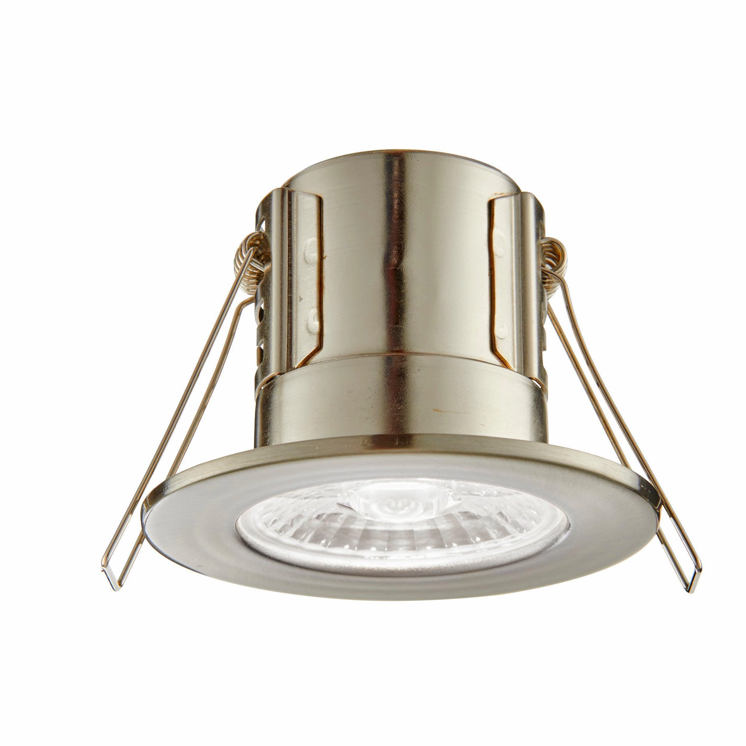 ShieldECO 500 Cool White Nickel Recessed Ceiling Light IP65 4W adjustable floor standing lamp