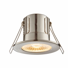 ShieldECO 500 Warm White NIckel Recessed Ceiling Light IP65 4W adjustable floor standing lamp