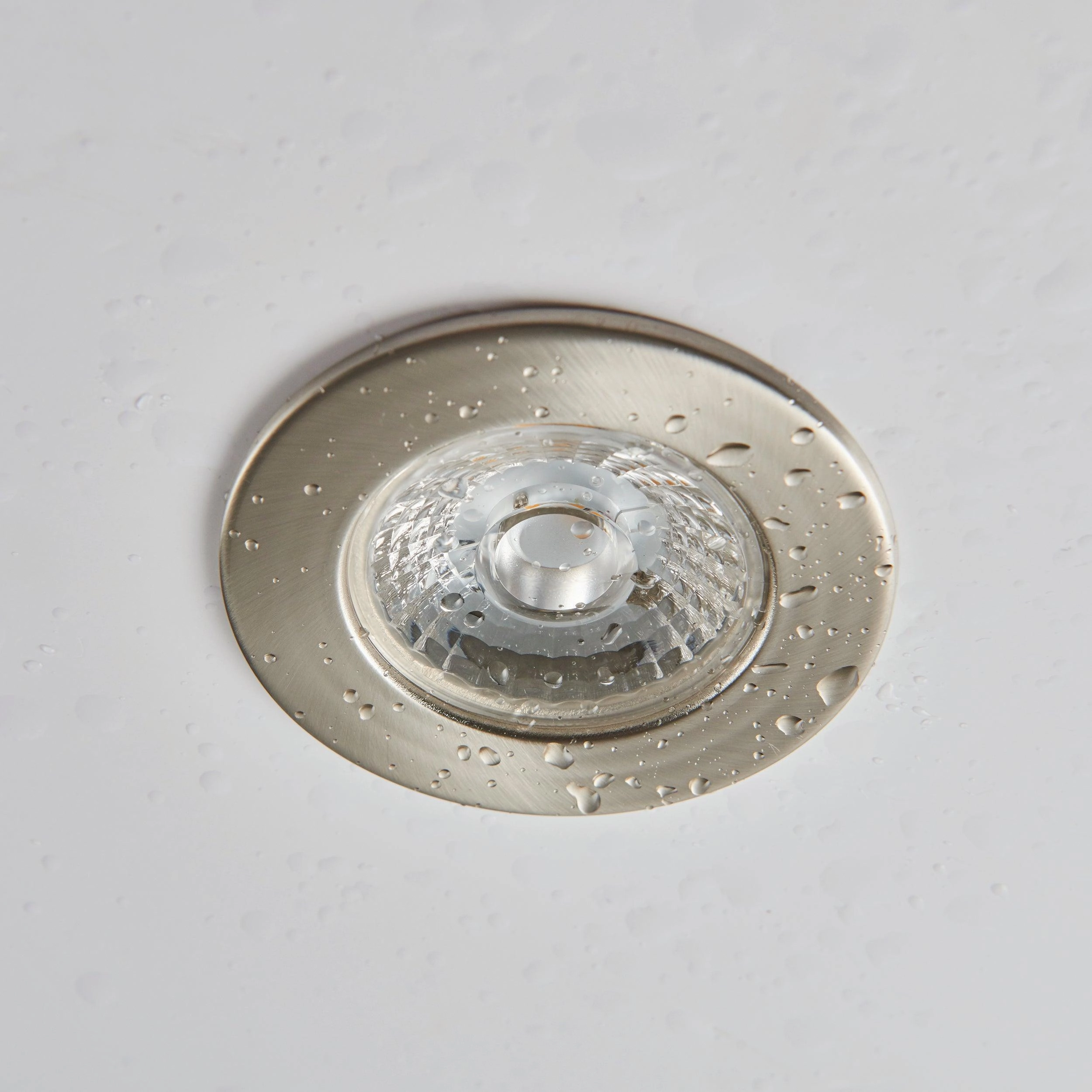 ShieldECO 500 Warm White NIckel Recessed Ceiling Light IP65 4W