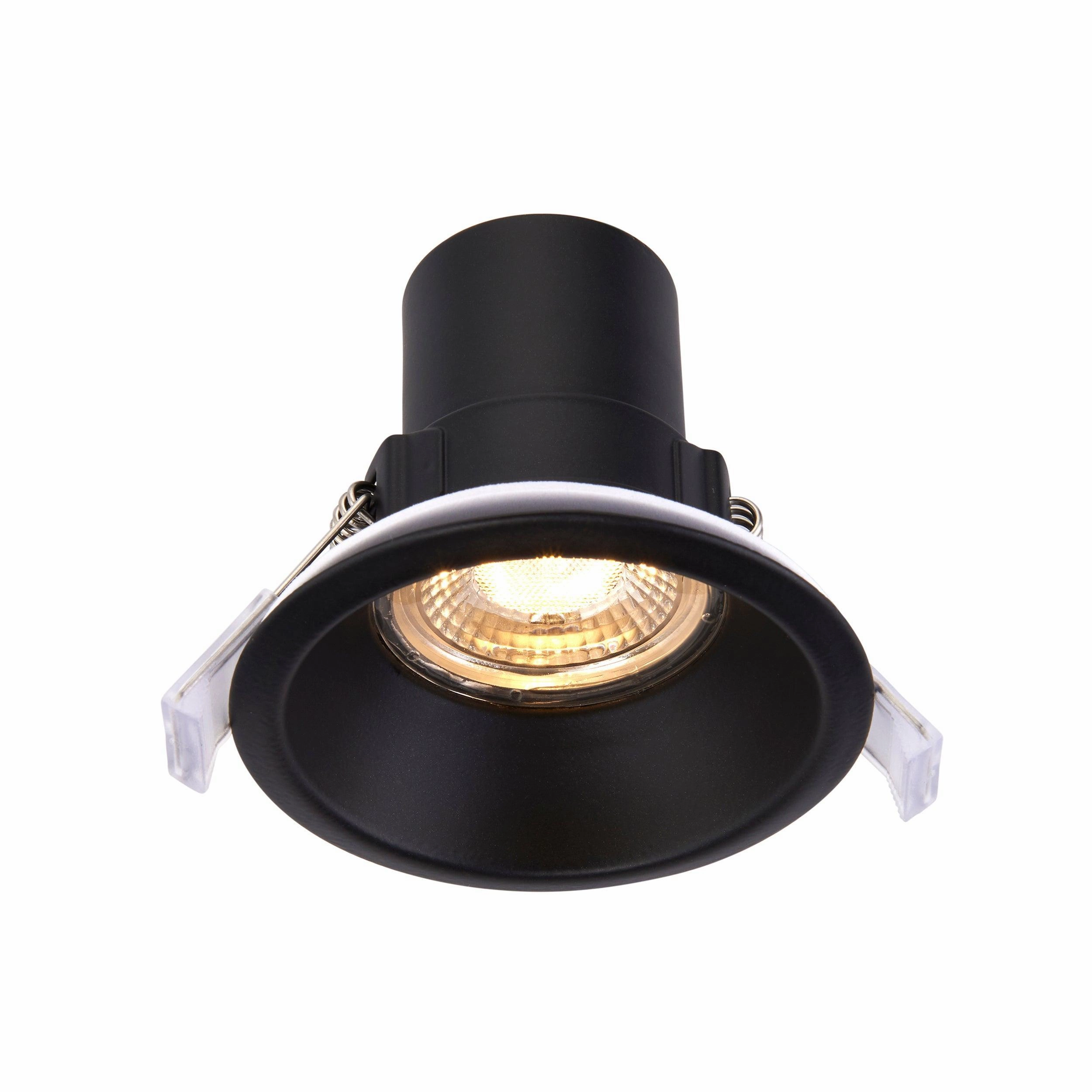ShieldECO CCT Anti-glare Black. Recessed Light IP65 5W