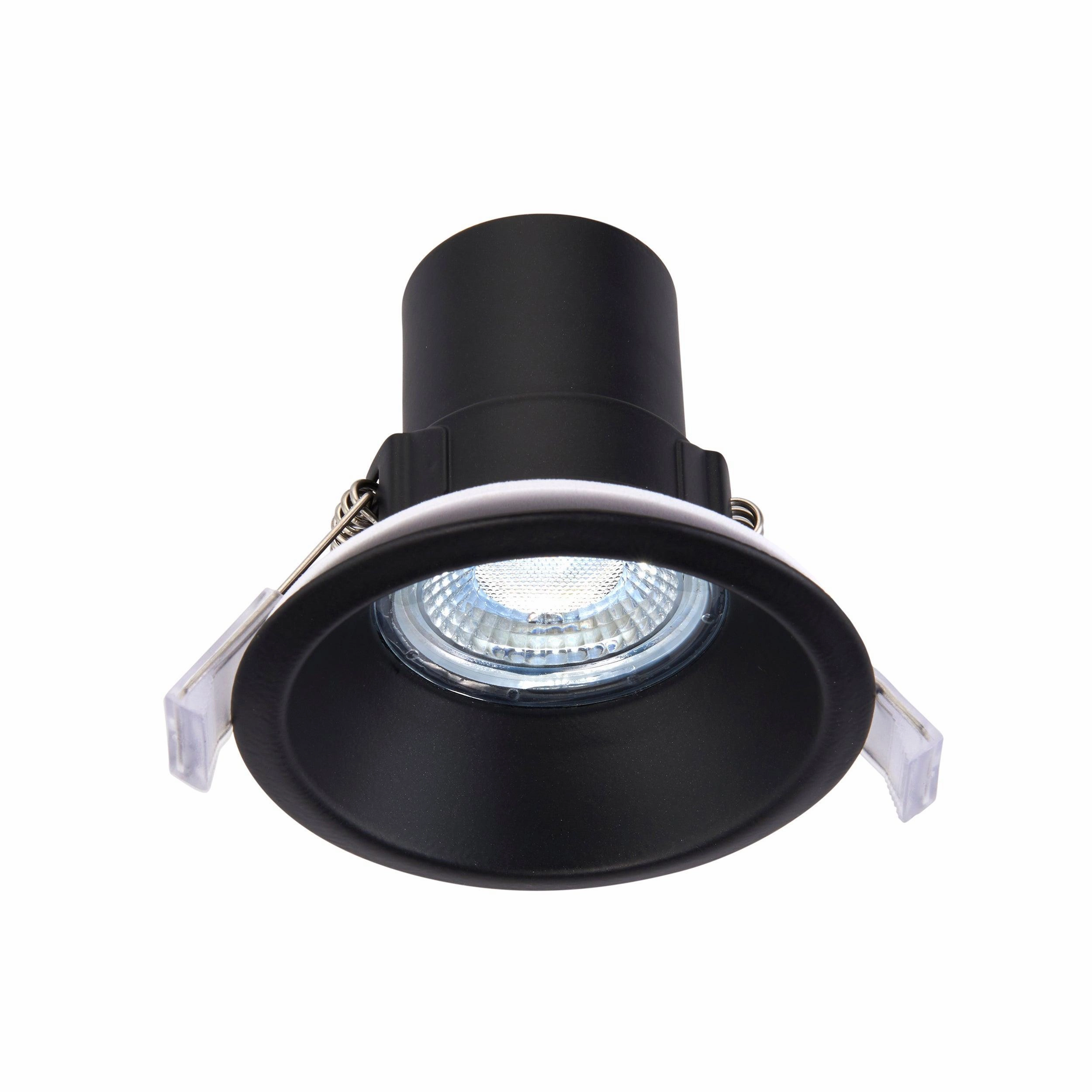 ShieldECO CCT Anti-glare Black. Recessed Light IP65 5W