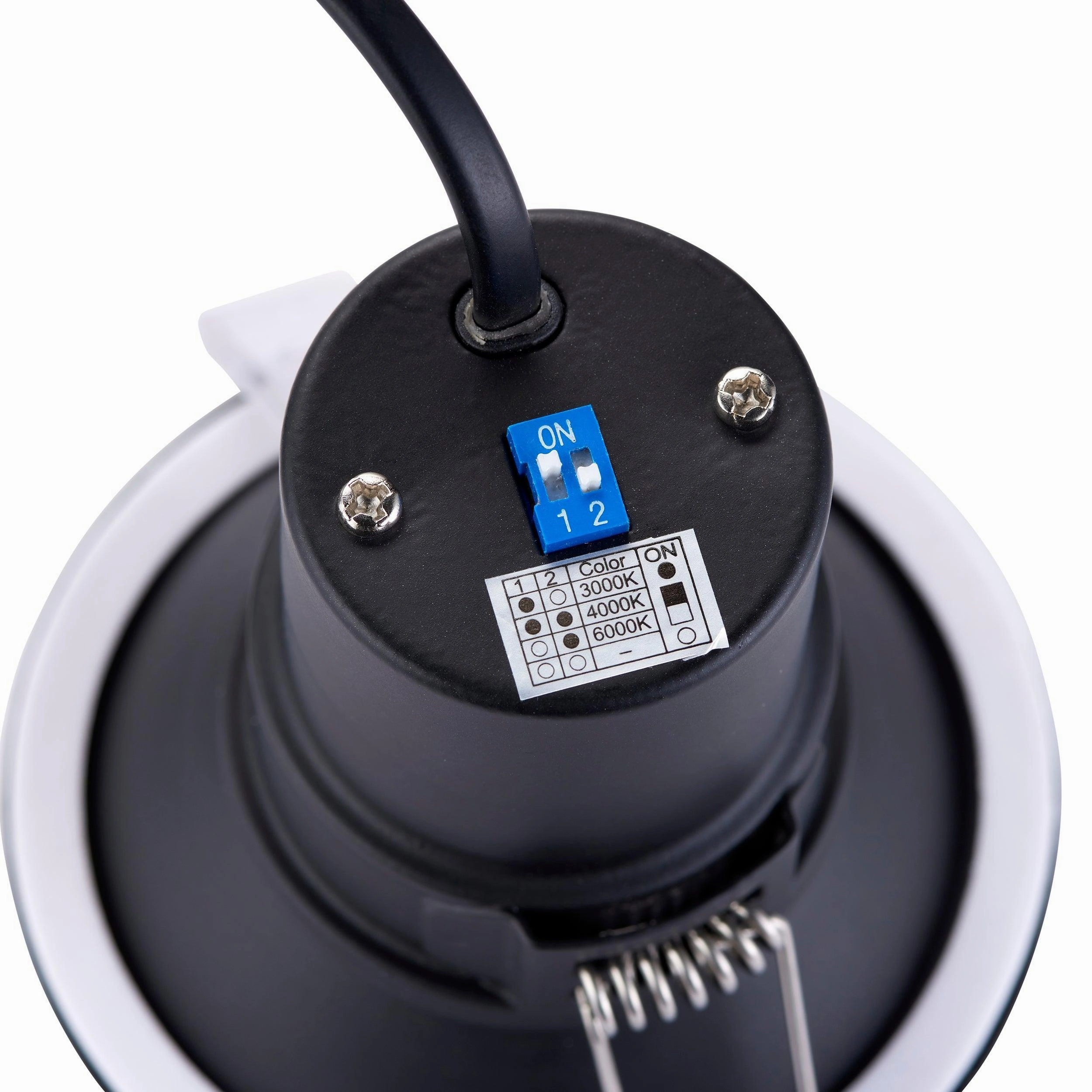 ShieldECO CCT Anti-glare Black. Recessed Light IP65 5W