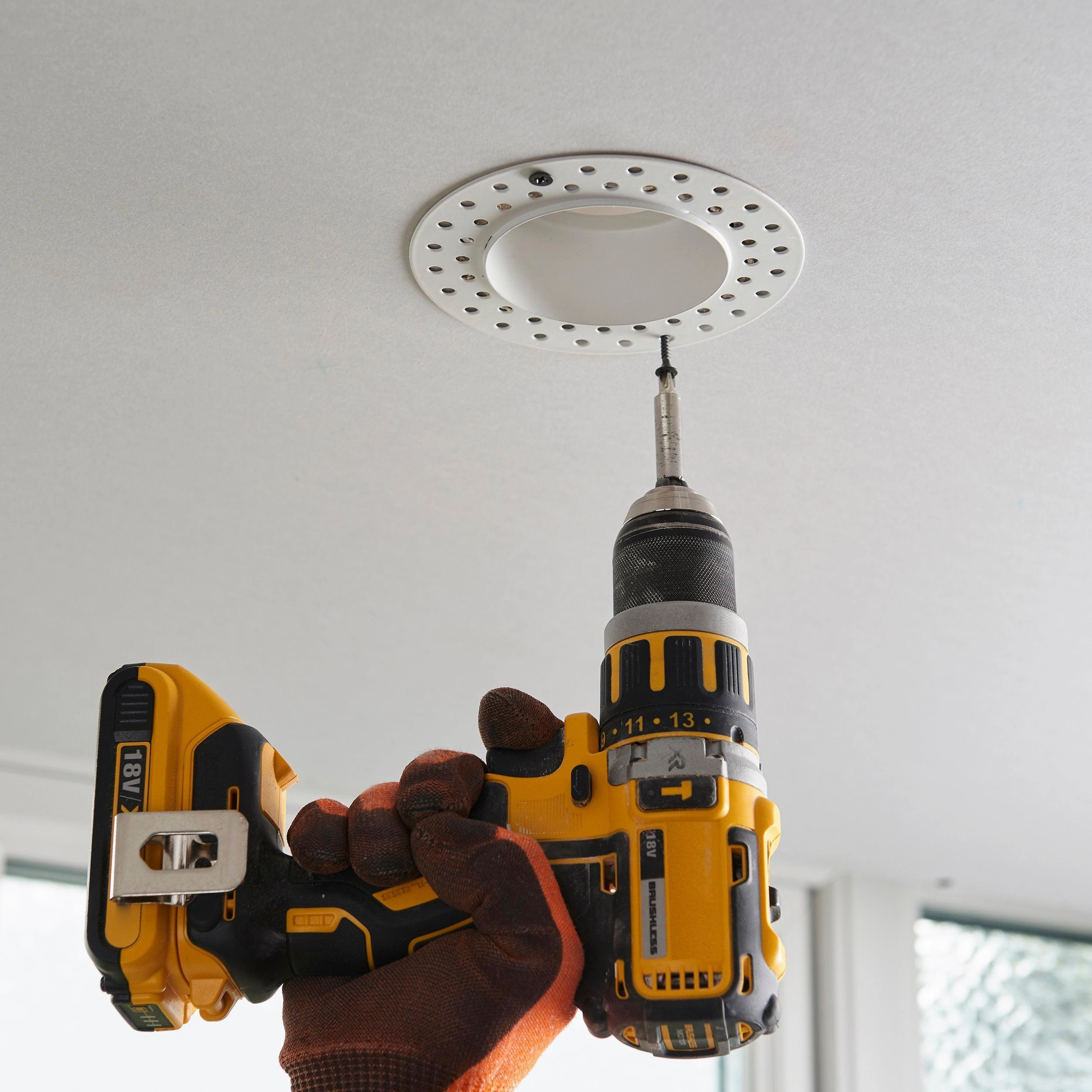 ShieldECO Trimless Recessed Ceiling Light bezel - Round