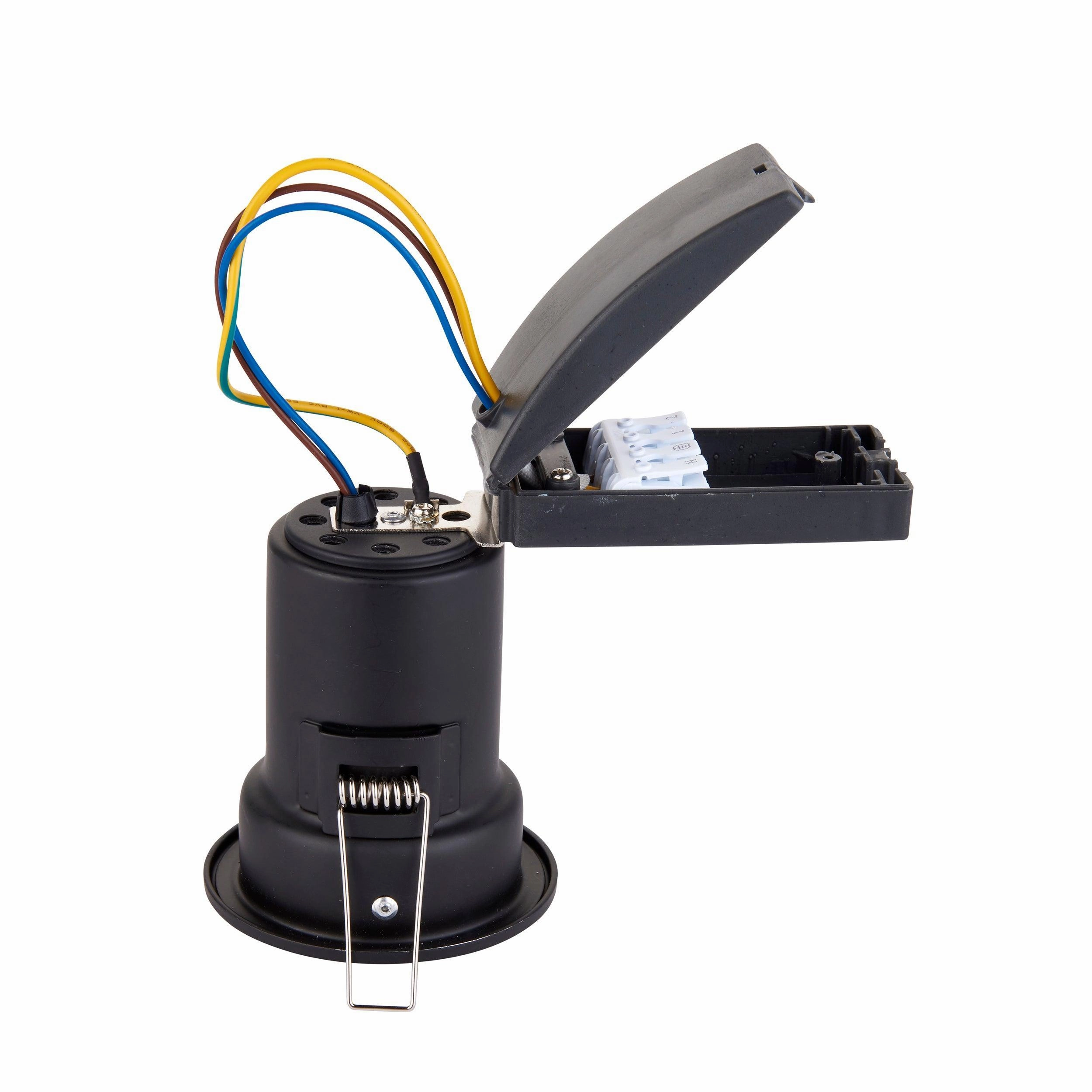 ShieldPLUS Black Fire Rated Fixed Recessed Light 50W