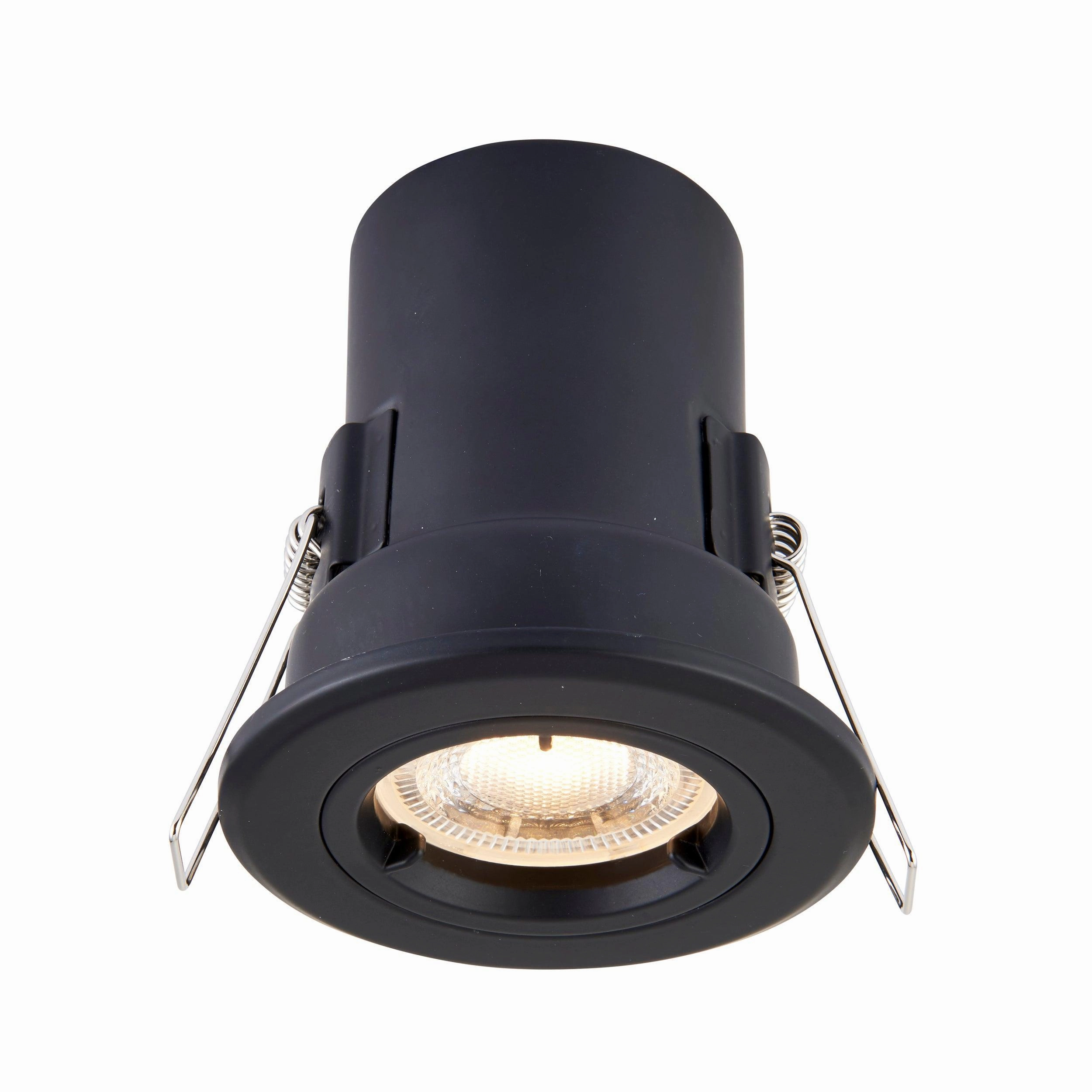 ShieldPLUS Black Fire Rated Fixed Recessed Light 50W