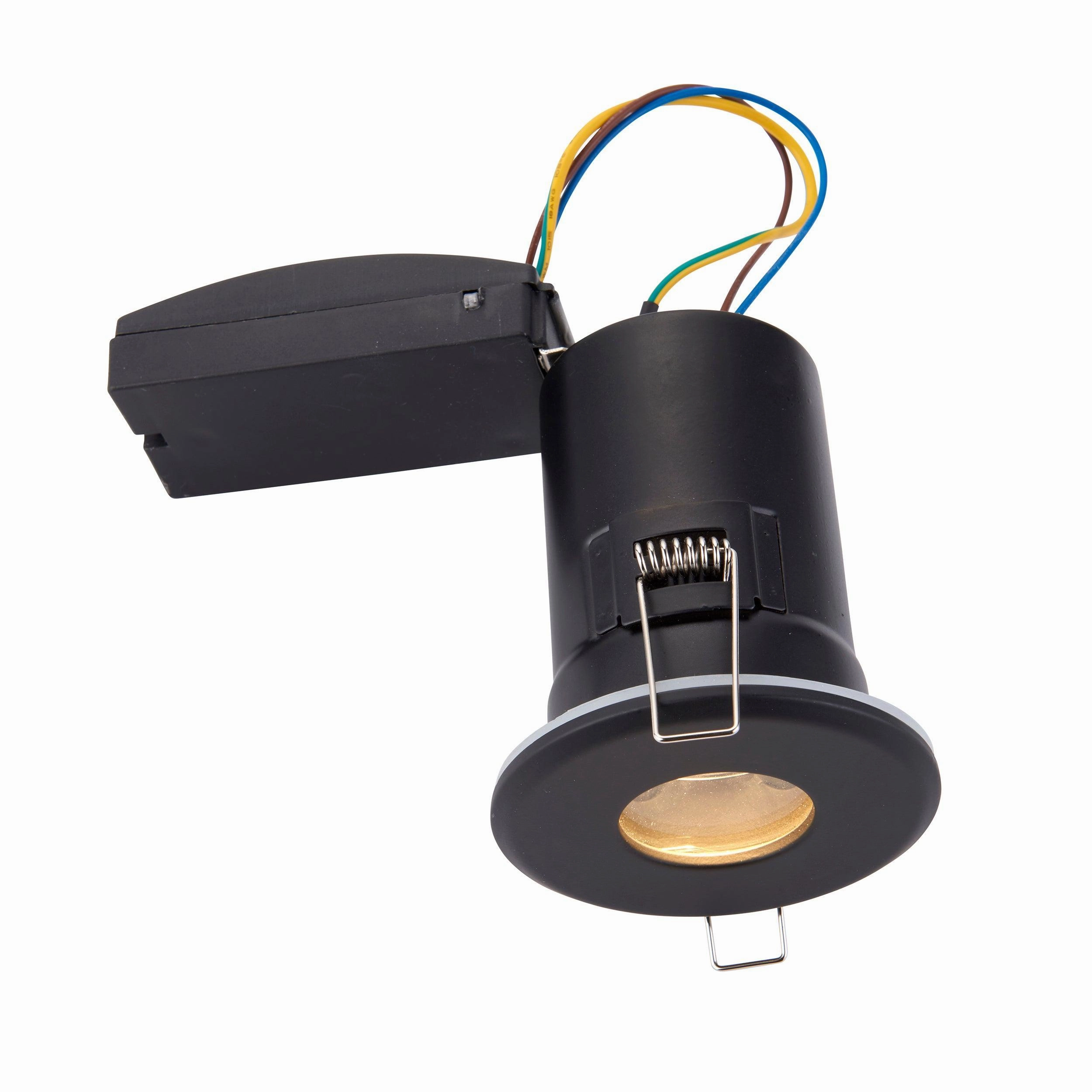ShieldPLUS Black Recessed Ceiling Light IP65 IP65 50W