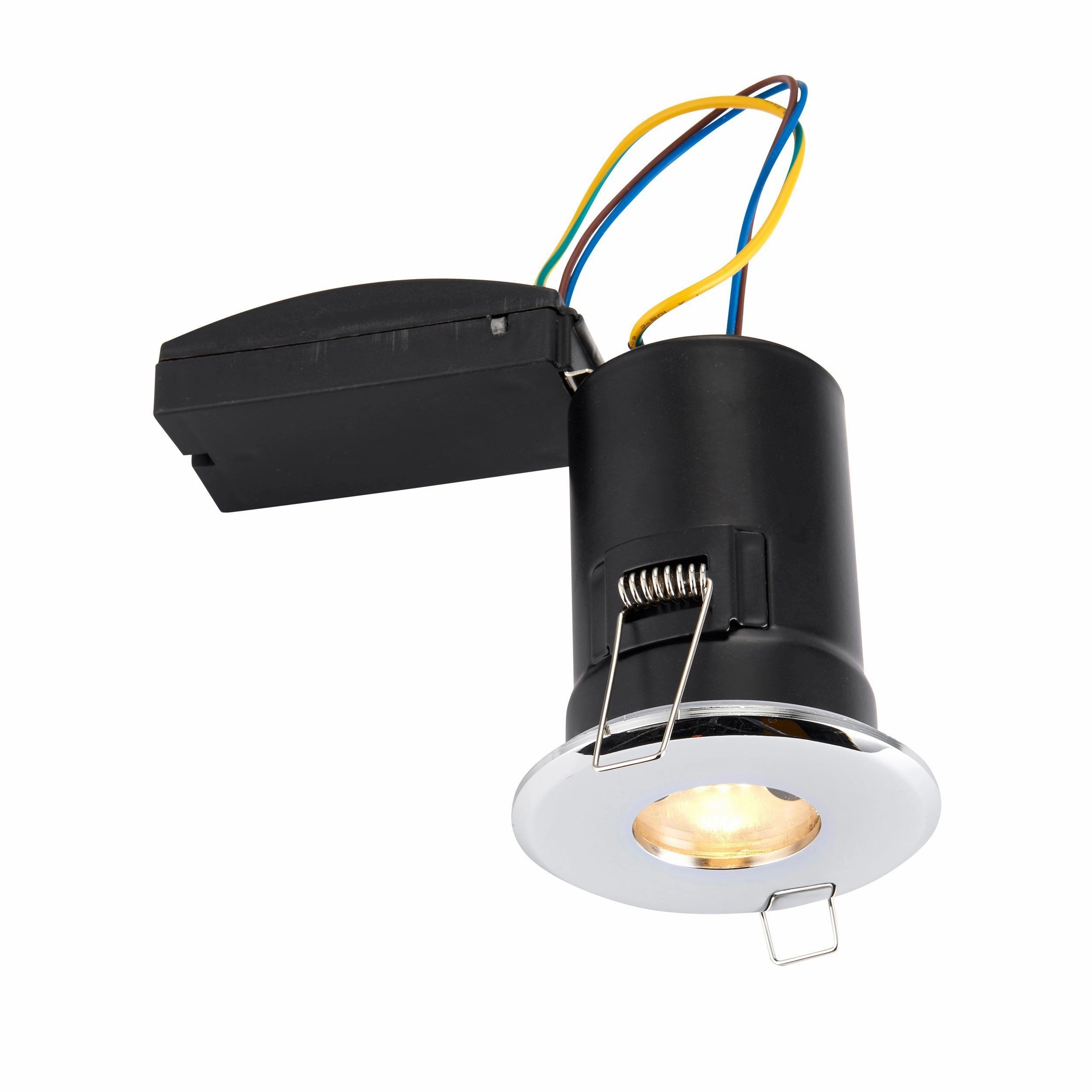 ShieldPLUS Chrome Recessed Ceiling Light IP65 50W
