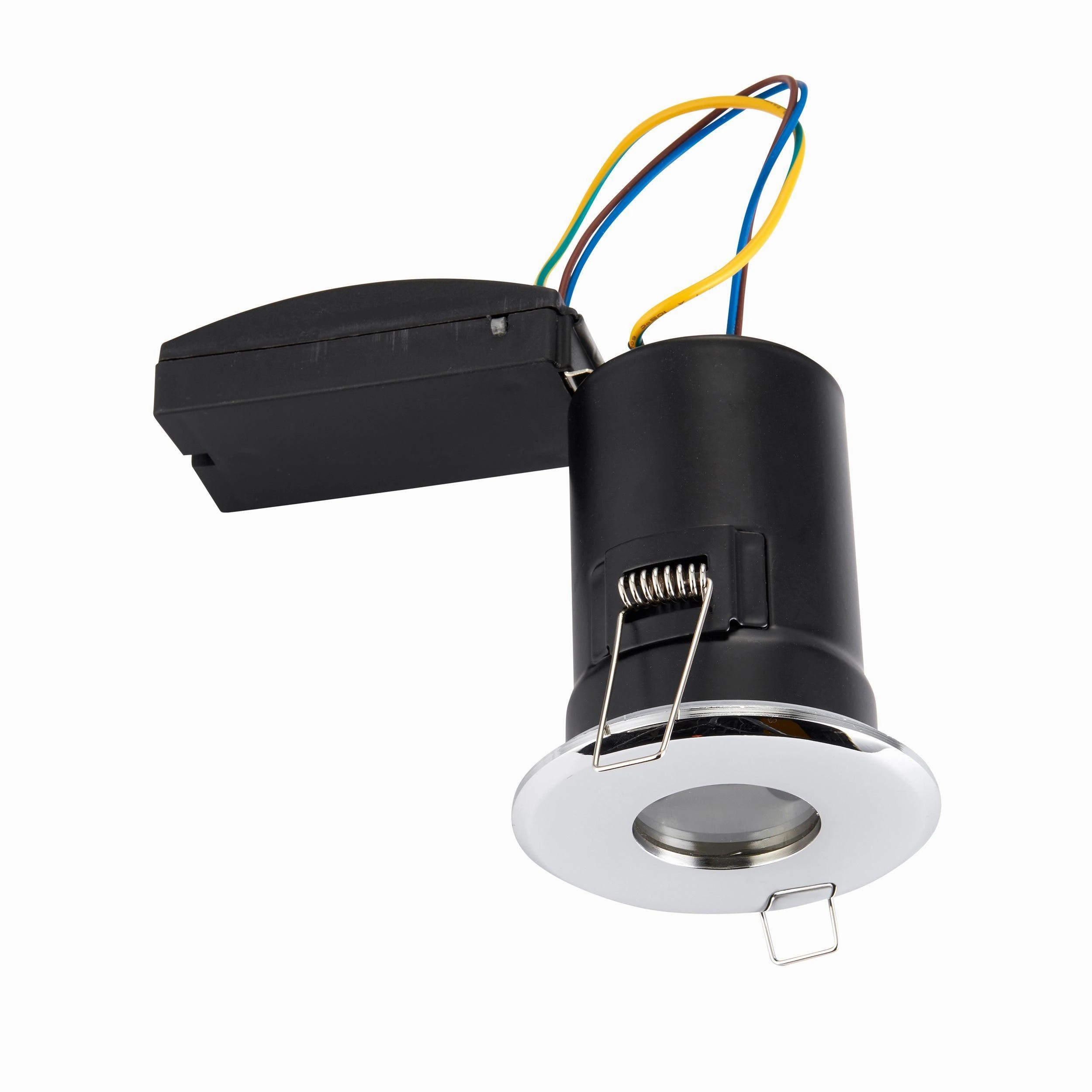 ShieldPLUS Chrome Recessed Ceiling Light IP65 50W