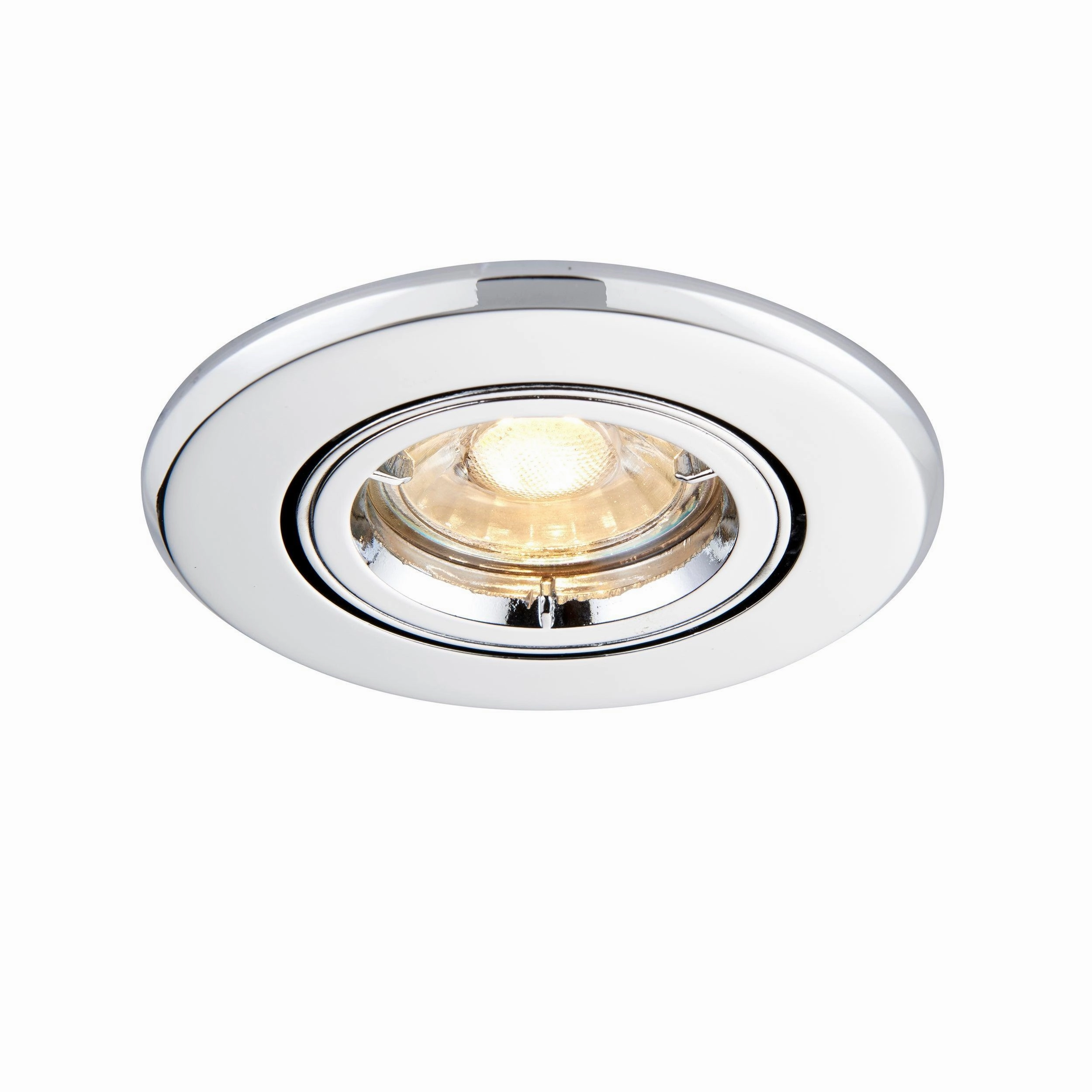 ShieldPLUS Chrome Recessed Light Tilt 50W