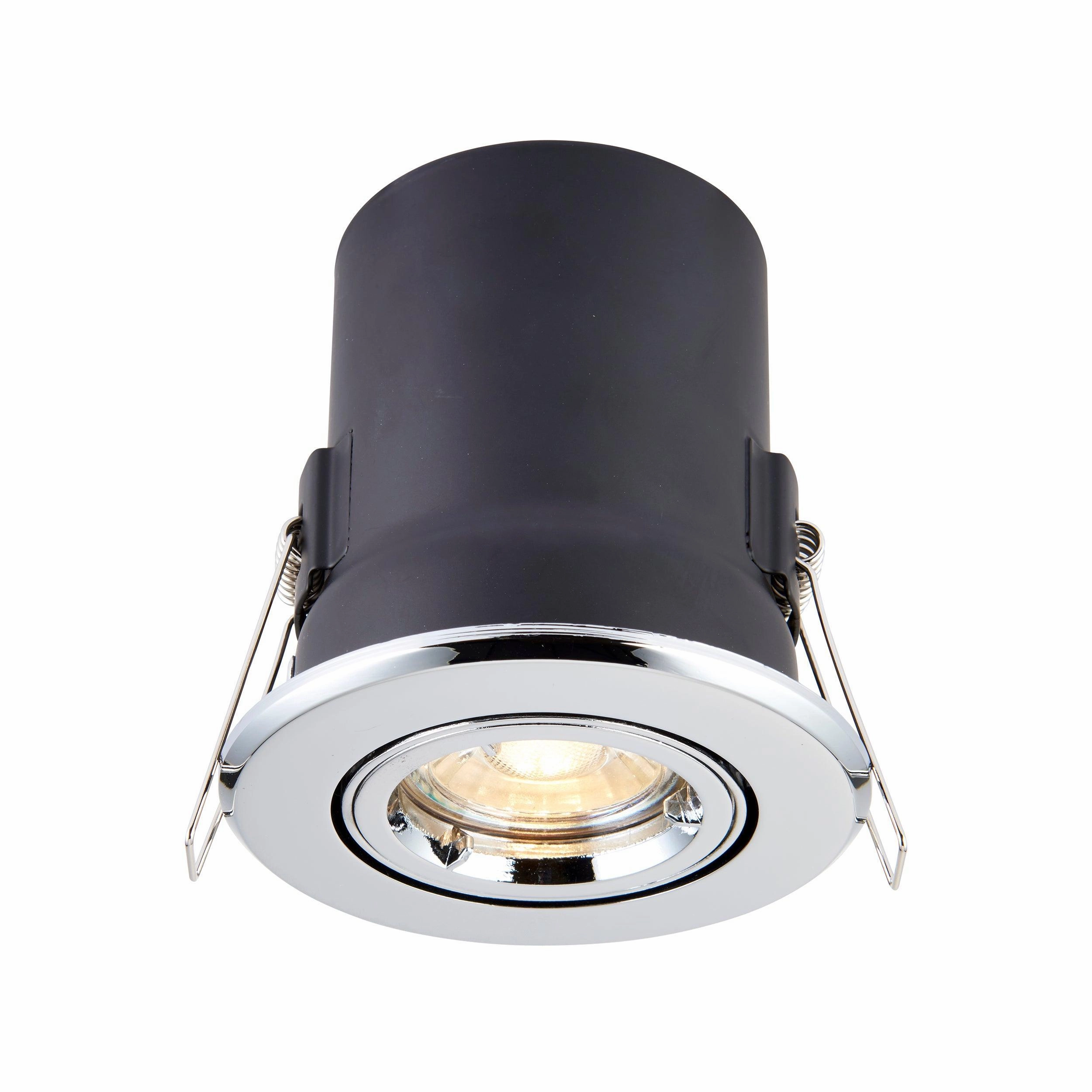 ShieldPLUS Chrome Recessed Light Tilt 50W