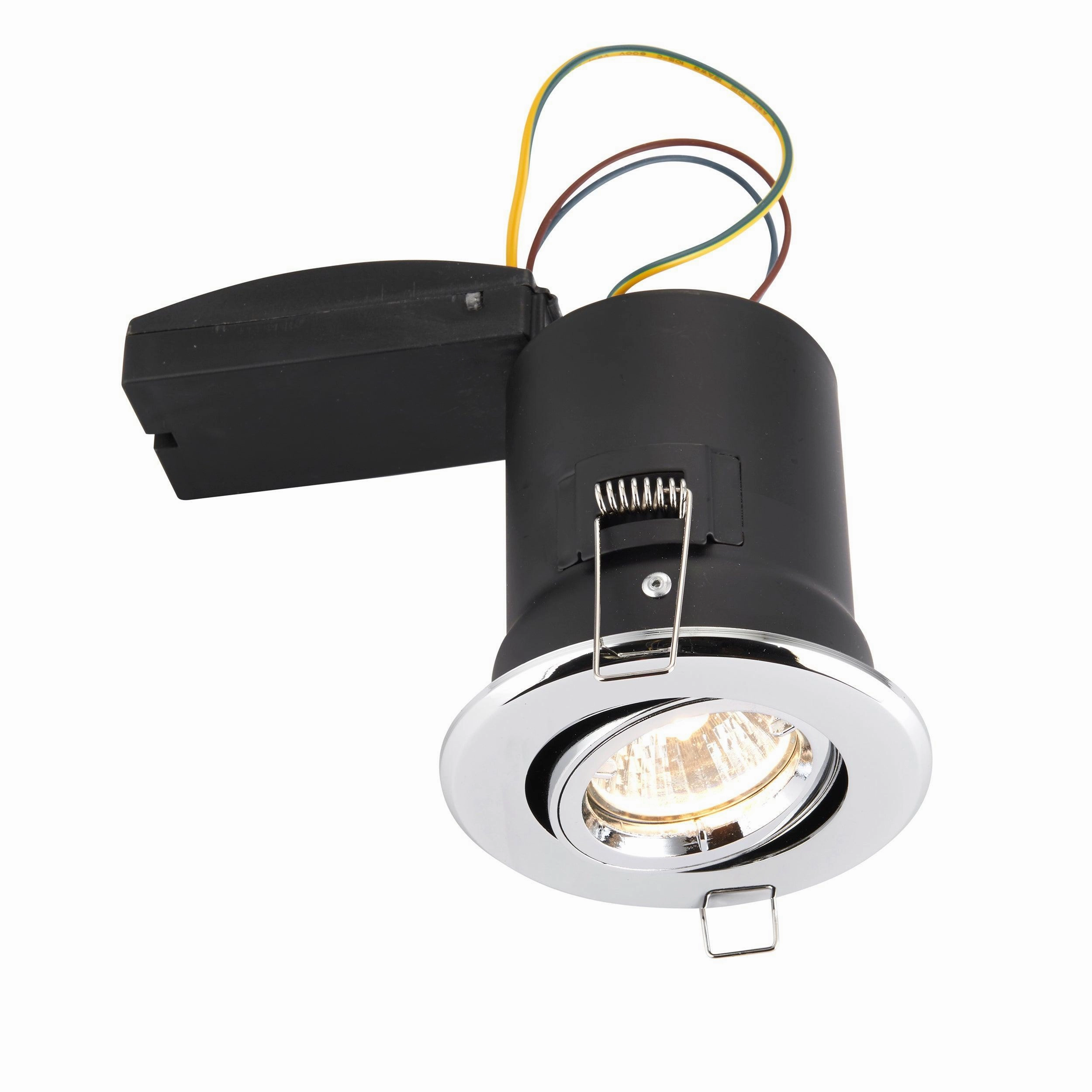 ShieldPLUS Chrome Recessed Light Tilt 50W