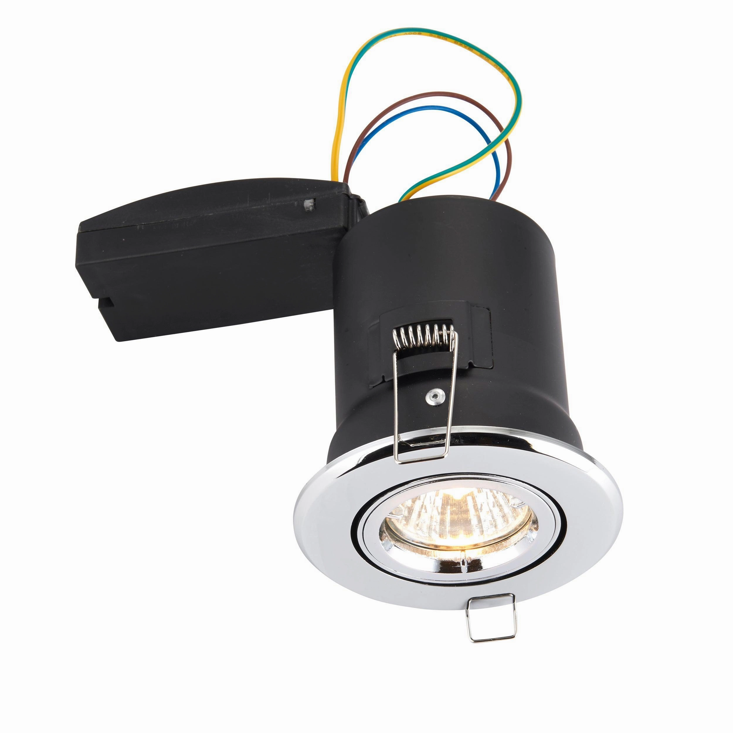 ShieldPLUS Chrome Recessed Light Tilt 50W