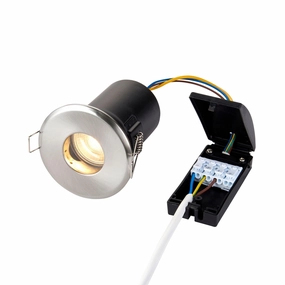 ShieldPLUS Nickel Recessed Ceiling Light IP65 50W adjustable floor standing lamp