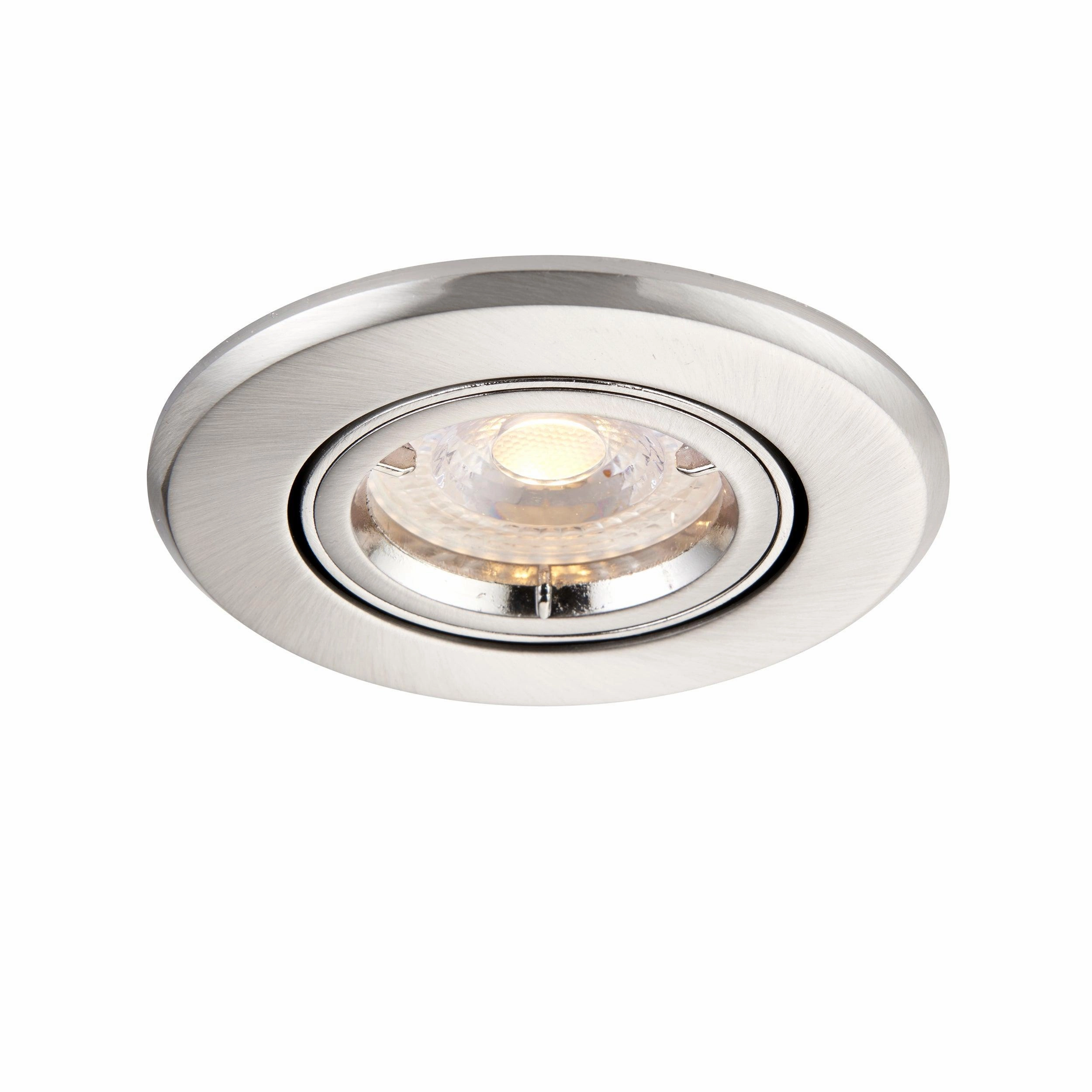 ShieldPLUS Nickel Recessed Light Tilt 50W